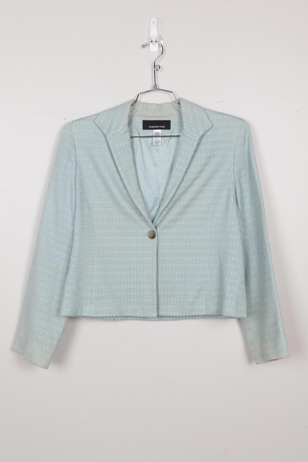 Jones New York 00's Jones New York Cropped Texture Blazer Size XL / US 12-14 / IT 48-50 - 1 Thumbnail