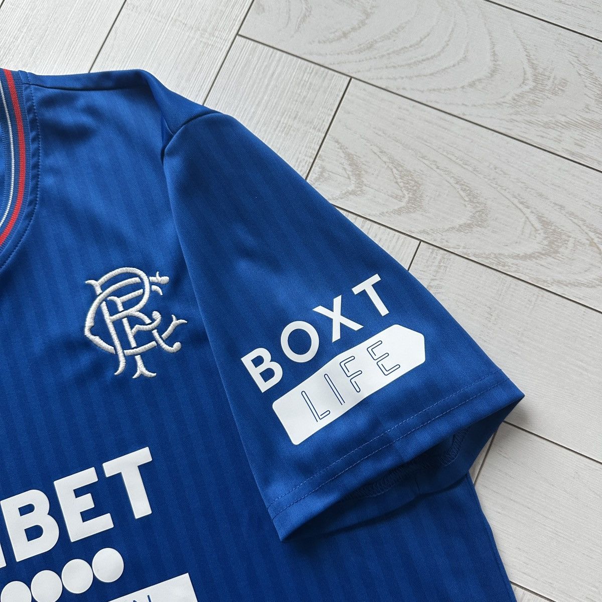 Castore Rangers FC Home Jersey 22/23 Castore soccer y2k hype footbal Size US L / EU 52-54 / 3 - 7 Thumbnail