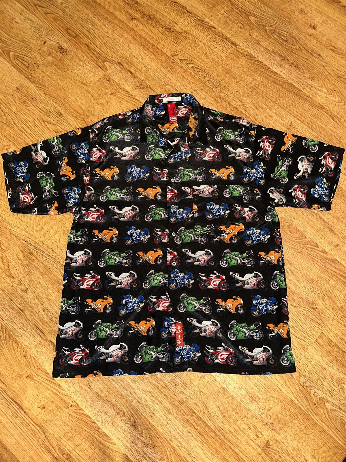 Ecko Unltd. × Marc Ecko × Vintage Vtg MARC ECKO Superbike Racing Tribute Camp Shirt Men’s XL Size US XL / EU 56 / 4 - 6 Thumbnail