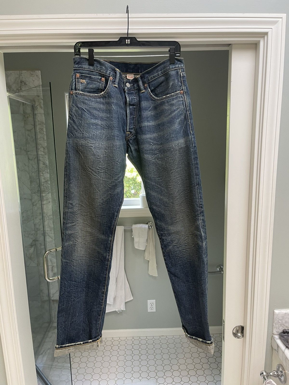 RRL Low Straight Denim