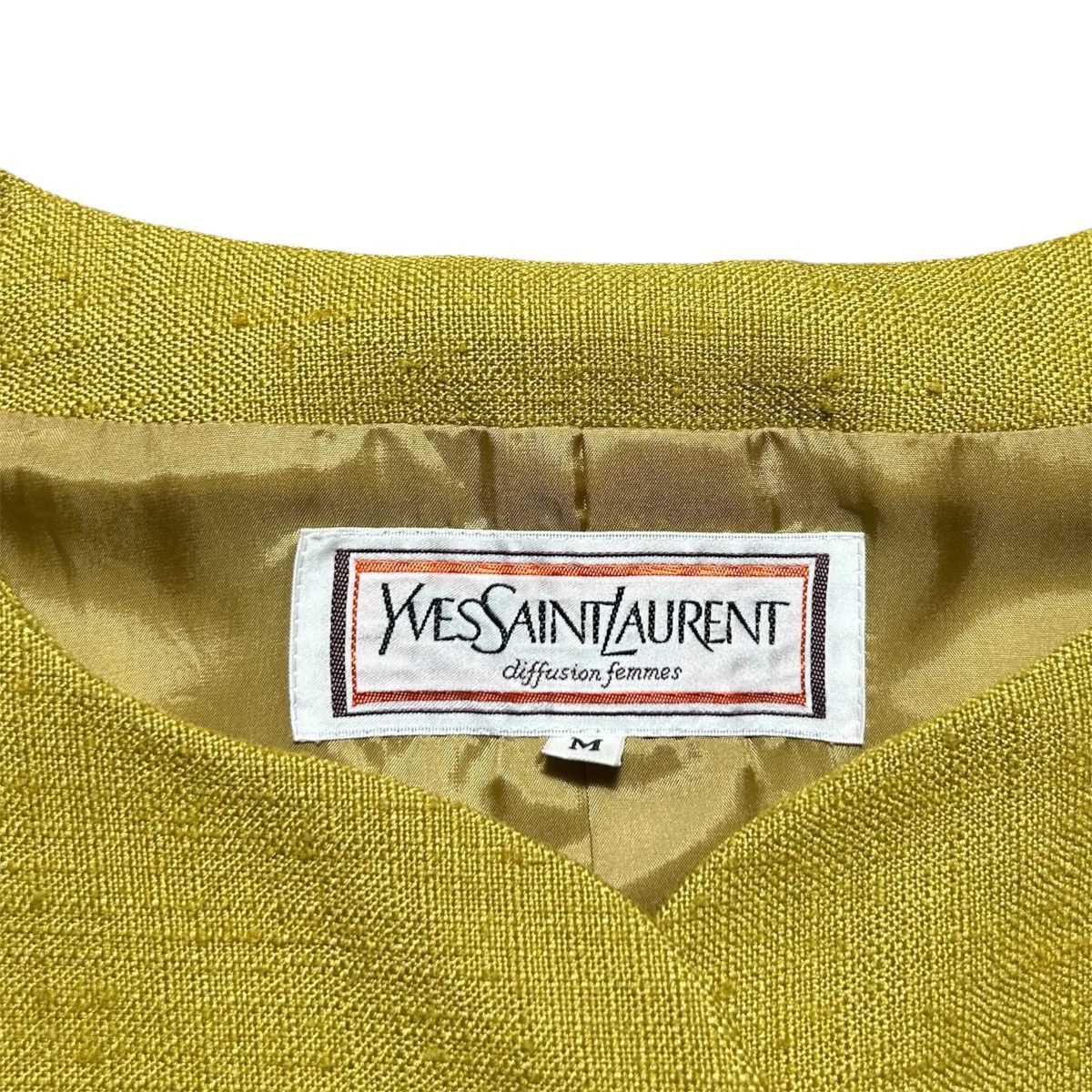Yves Saint Laurent Vintage Yves Saint Laurent Tweed Blazer Size M / US 6-8 / IT 42-44 - 3 Thumbnail