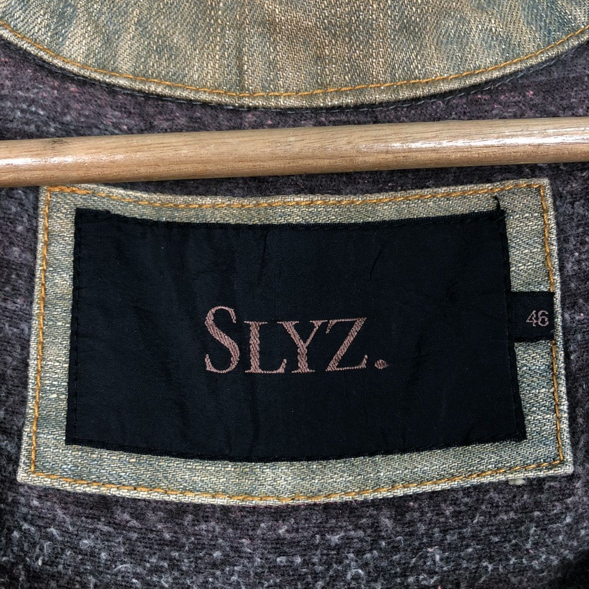 Hysteric Glamour 🔥VINTAGE CROPPED BIKER DENIM JACKET SLYZ JAPAN MADE Size US S / EU 44-46 / 1 - 17 Thumbnail