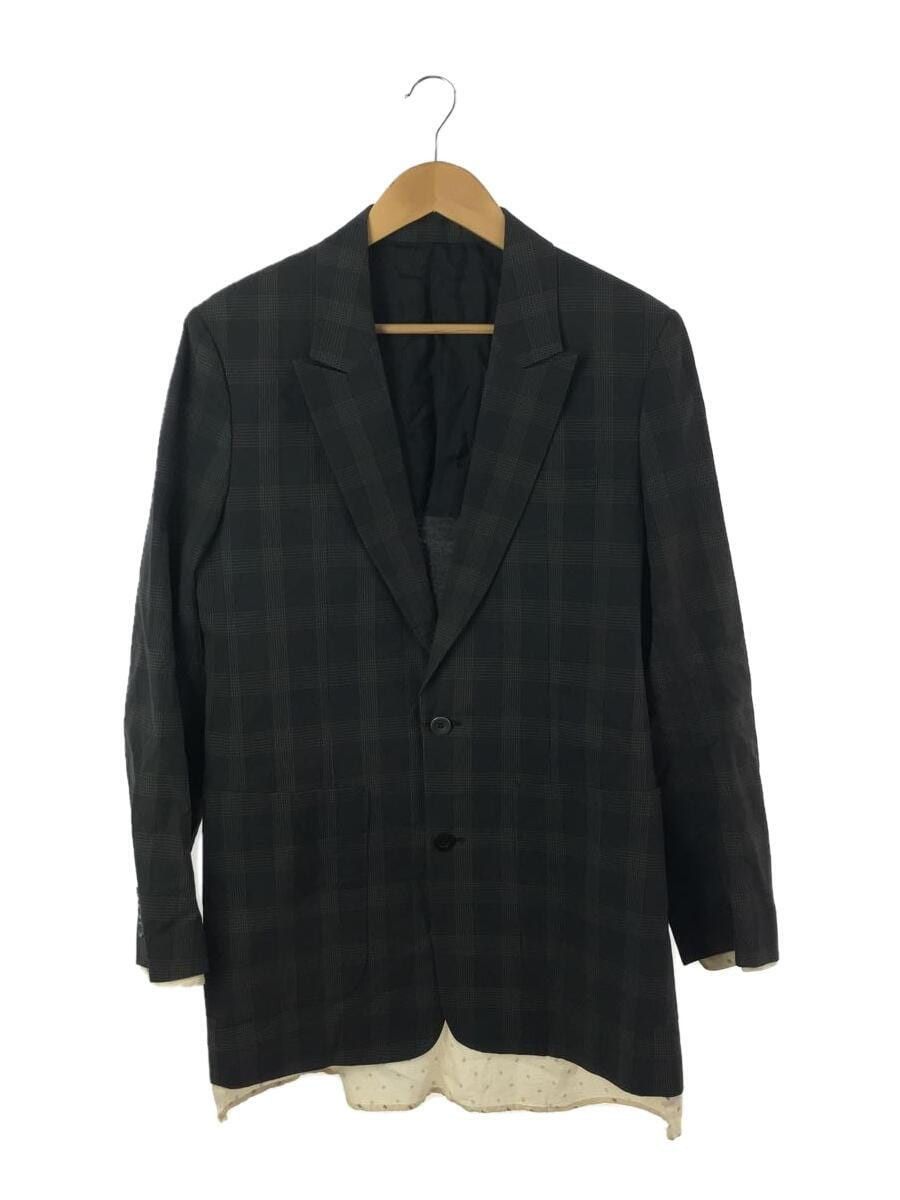 image of Undercover Ss12 Checkered Jacket in Grey, Men's (Size Medium)