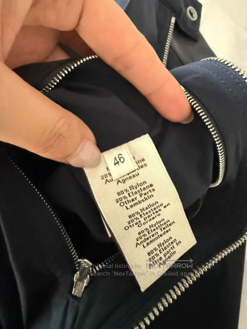 Hermes Hermes Classic Jacket with Black Leather Accents and Zip P Size US S / EU 44-46 / 1 - 7 Thumbnail