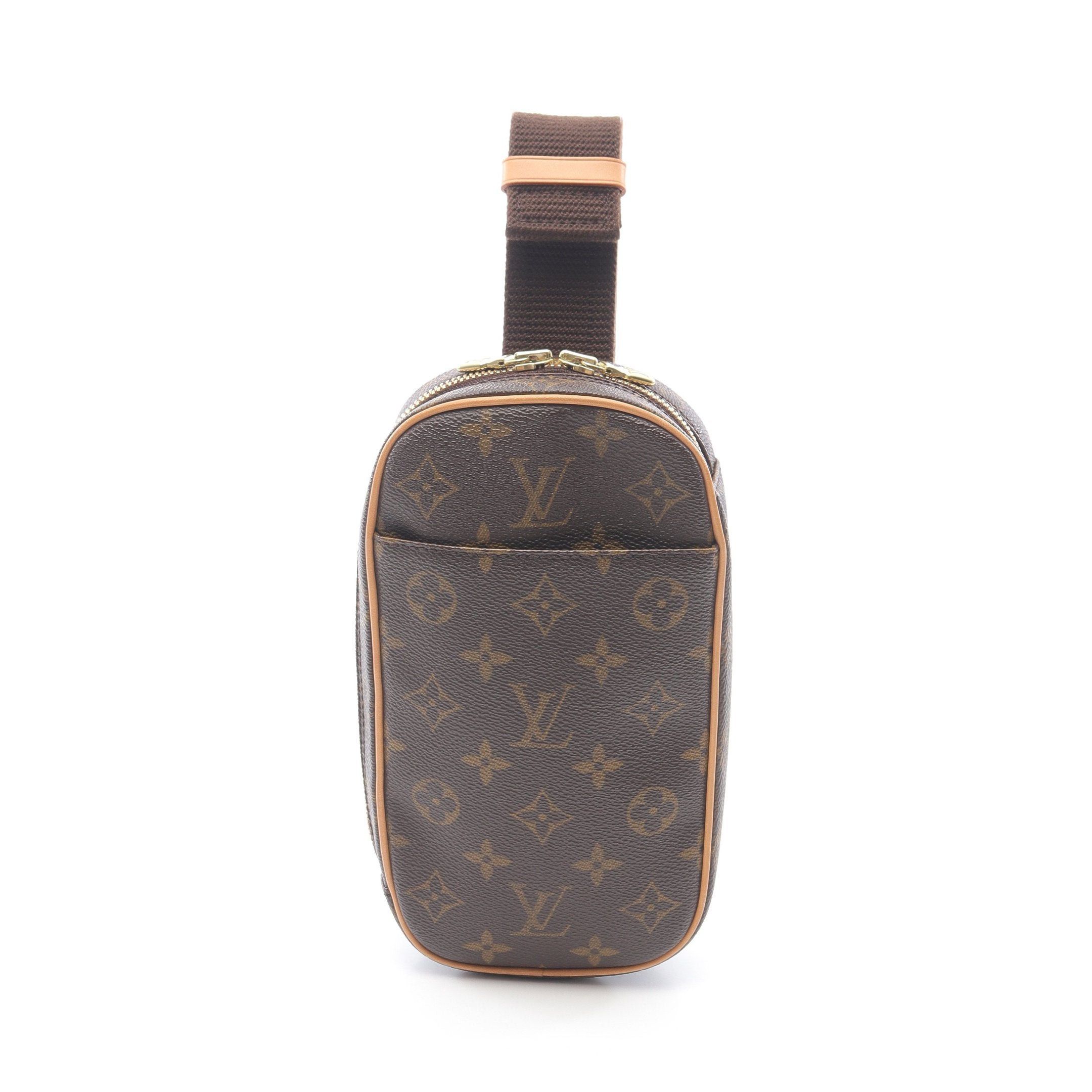 Louis Vuitton Louis Vuitton Pochette Ganju Monogram Body Bag Leather Brown Size ONE SIZE - 1 Thumbnail