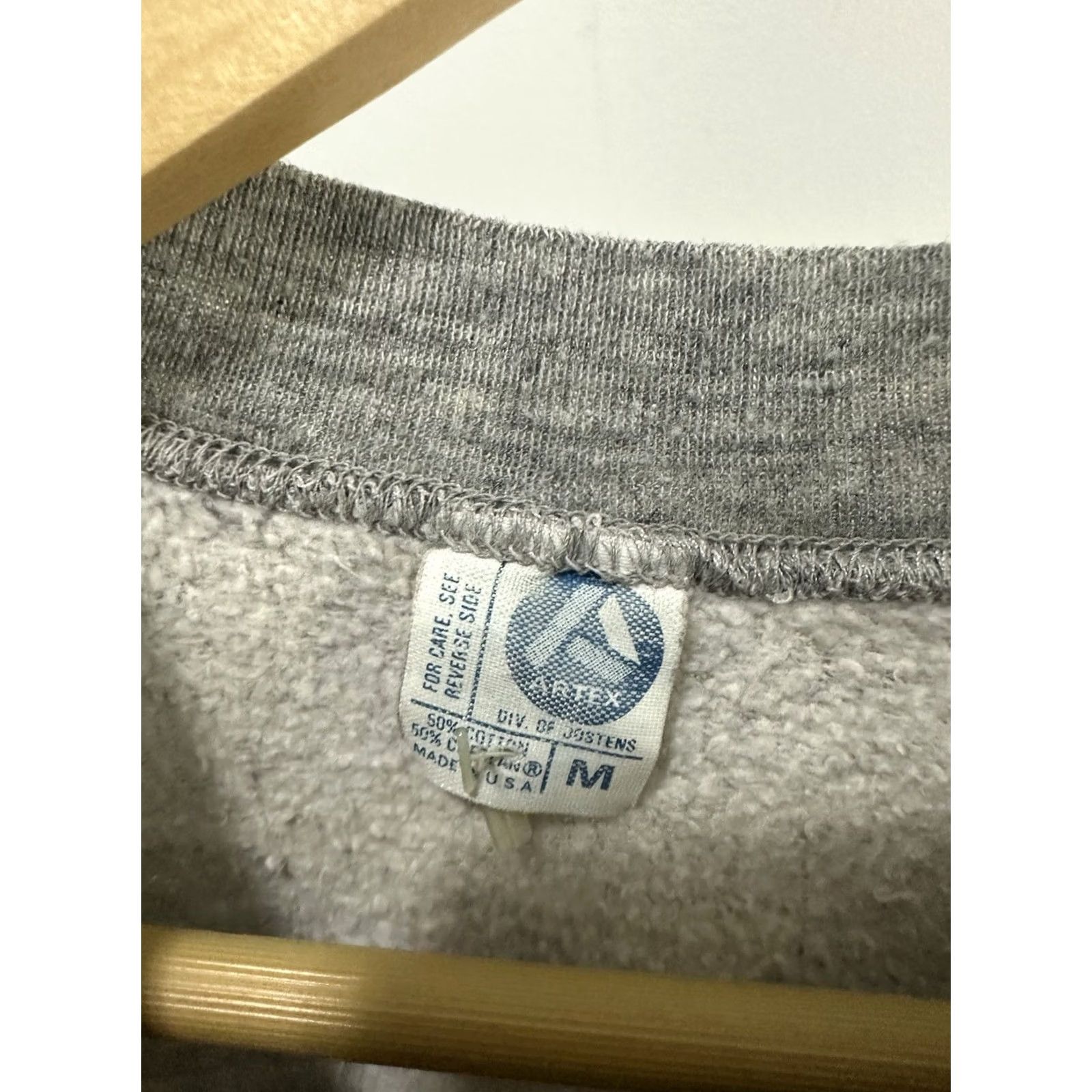 Vintage VTG 80s Snoopy Meet Me At Zee Snack Bar Germany Raglan Sweatshirt M Gray Mens Size US M / EU 48-50 / 2 - 4 Thumbnail