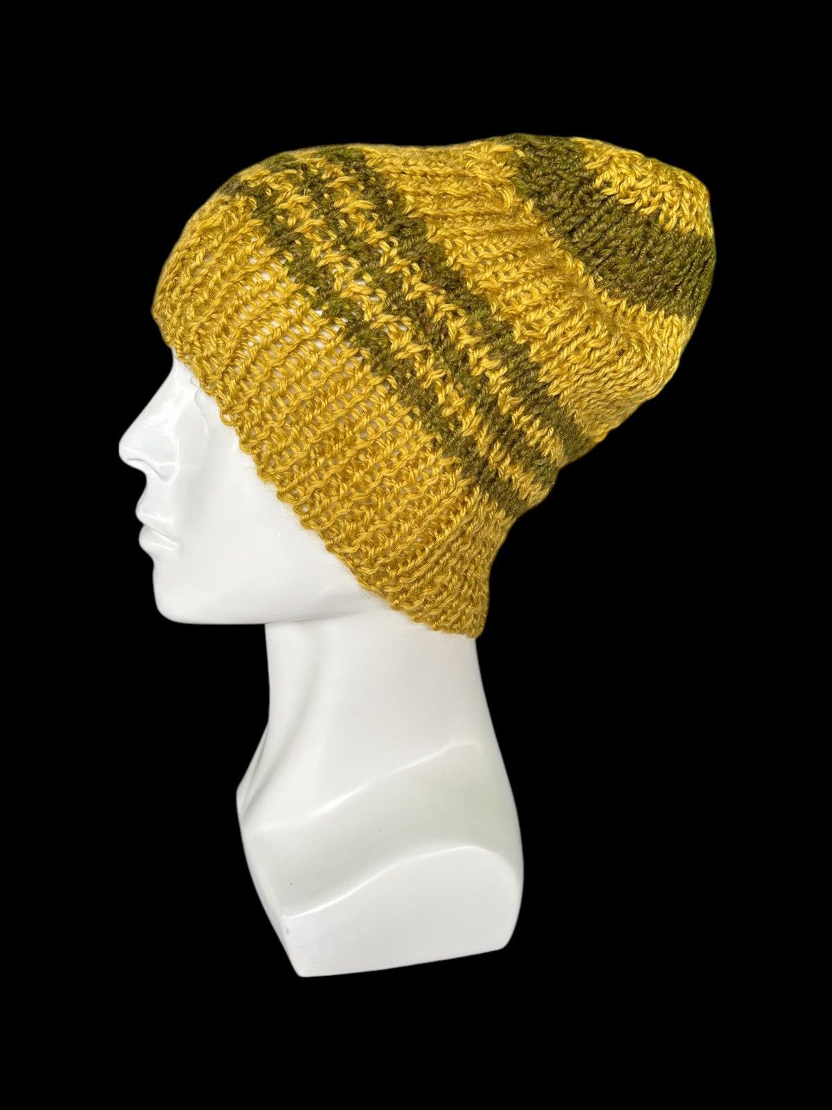 Japanese Brand × Kapital × Vintage Crochet Knitted Handmade Beanie Hats Rare ☠️☠️ Size ONE SIZE - 2 Thumbnail
