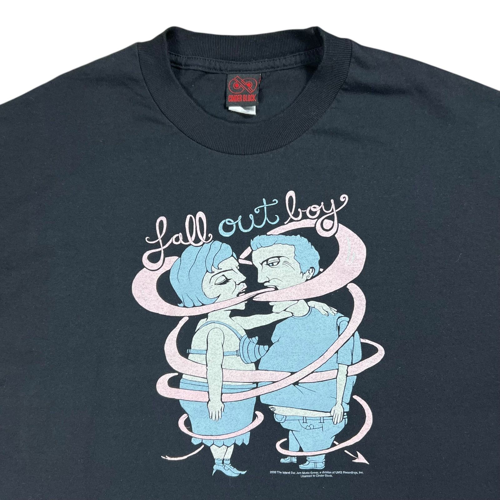 Band Tees × Vintage 2006 Cinder Block Fall Out Boy Stolen Transmission band tee Size US L / EU 52-54 / 3 - 2 Thumbnail