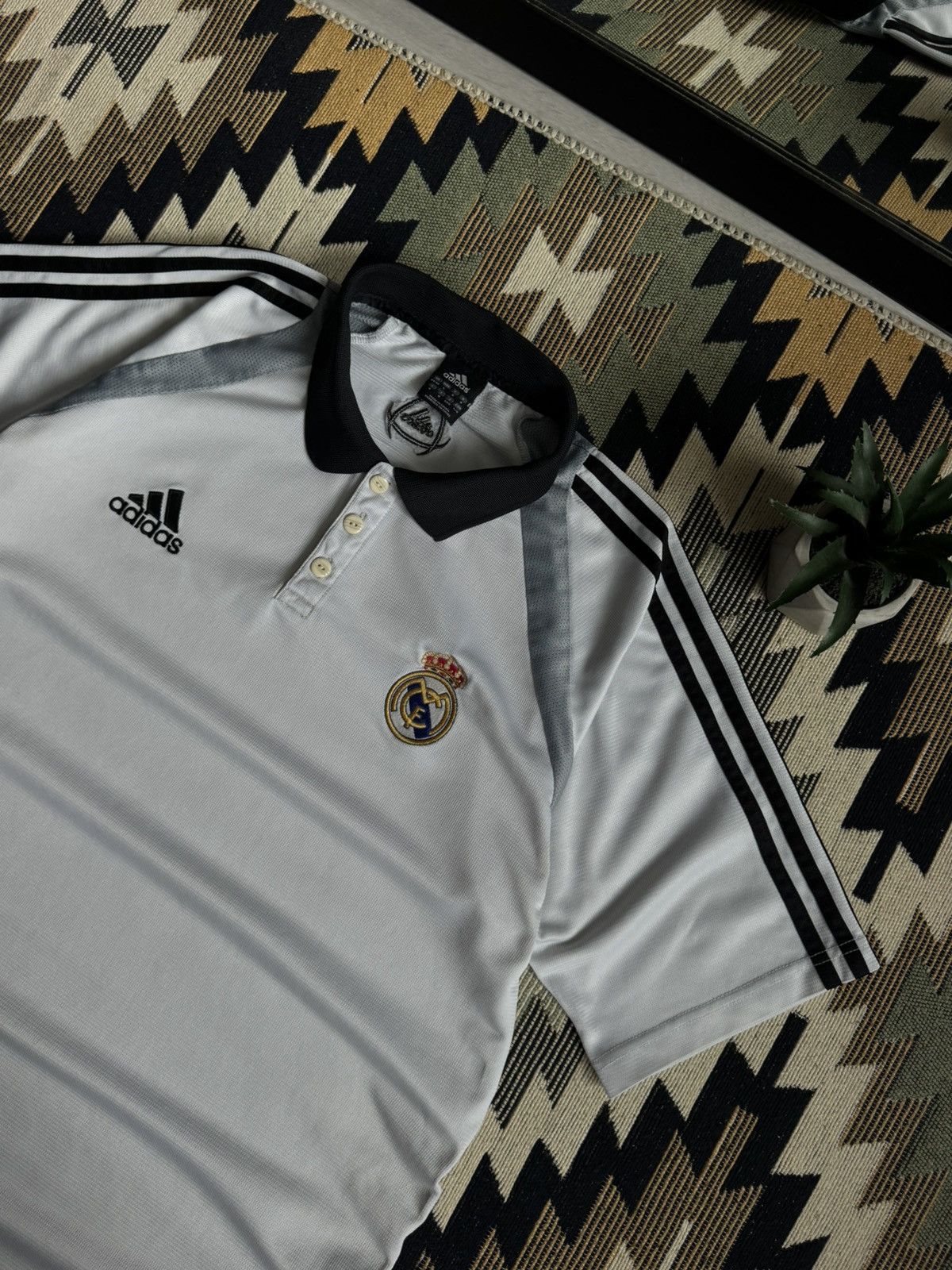 Adidas Vintage Adidas Real Madrid 2004-05 Blockcore Soccer Jersey Size US L / EU 52-54 / 3 - 5 Thumbnail