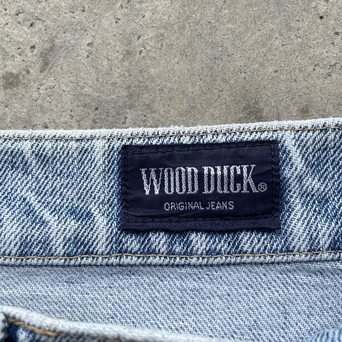 Japanese Brand Vintage Japan Wood Duck Faded Denim Distressed Jeans Pants Size US 28 / EU 44 - 6 Thumbnail