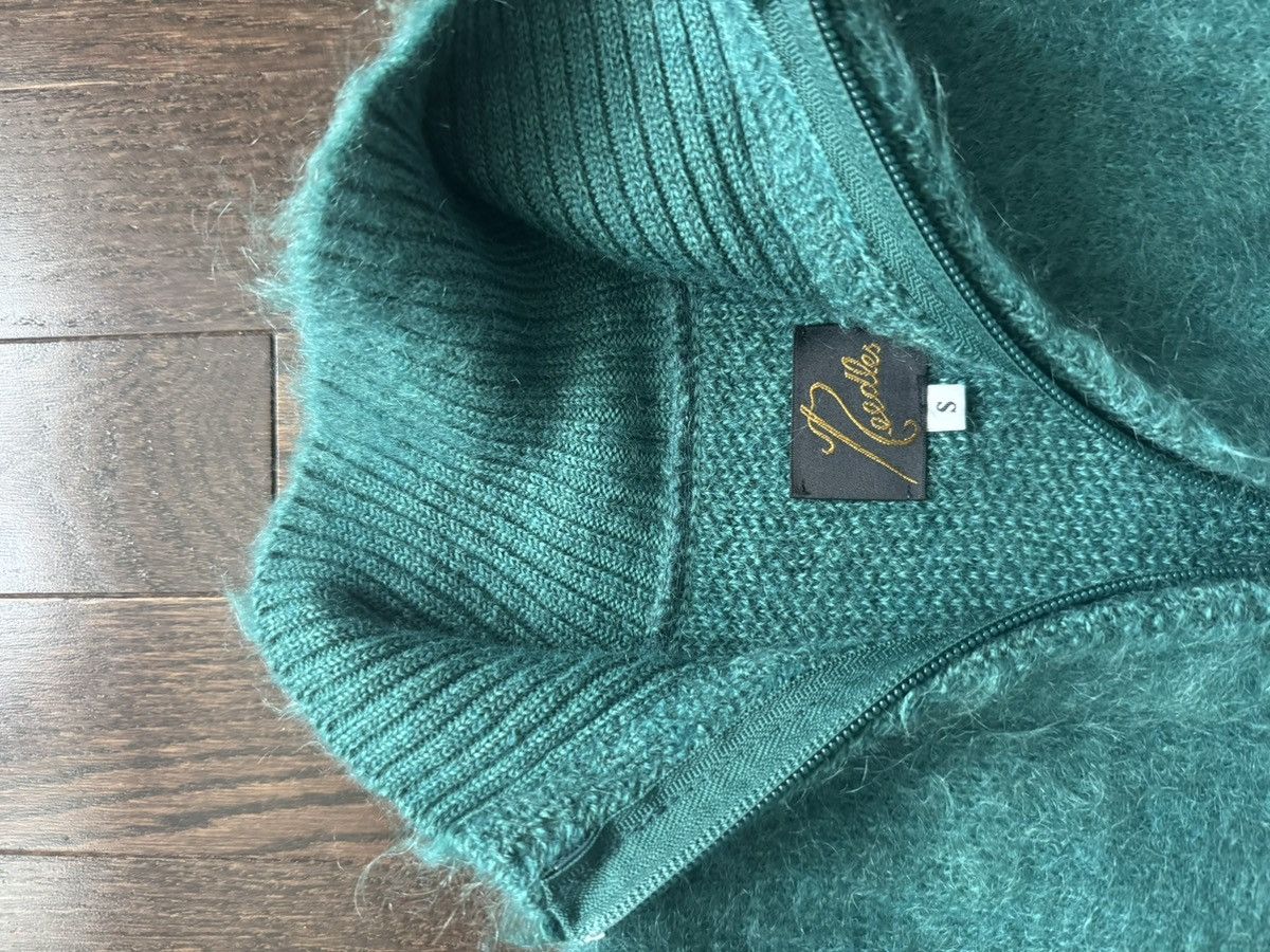 Needles Needles Mohair Zip Up Sweater Size S / US 4 / IT 40 - 3 Thumbnail