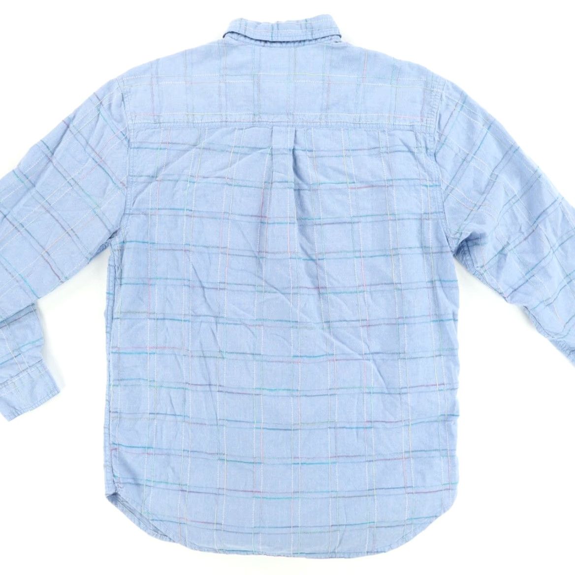 The Territory Ahead The Territoy Ahead Chambray Stitched Long Sleeve Button Down Shirt Blue Men's L Size US L / EU 52-54 / 3 - 4 Thumbnail