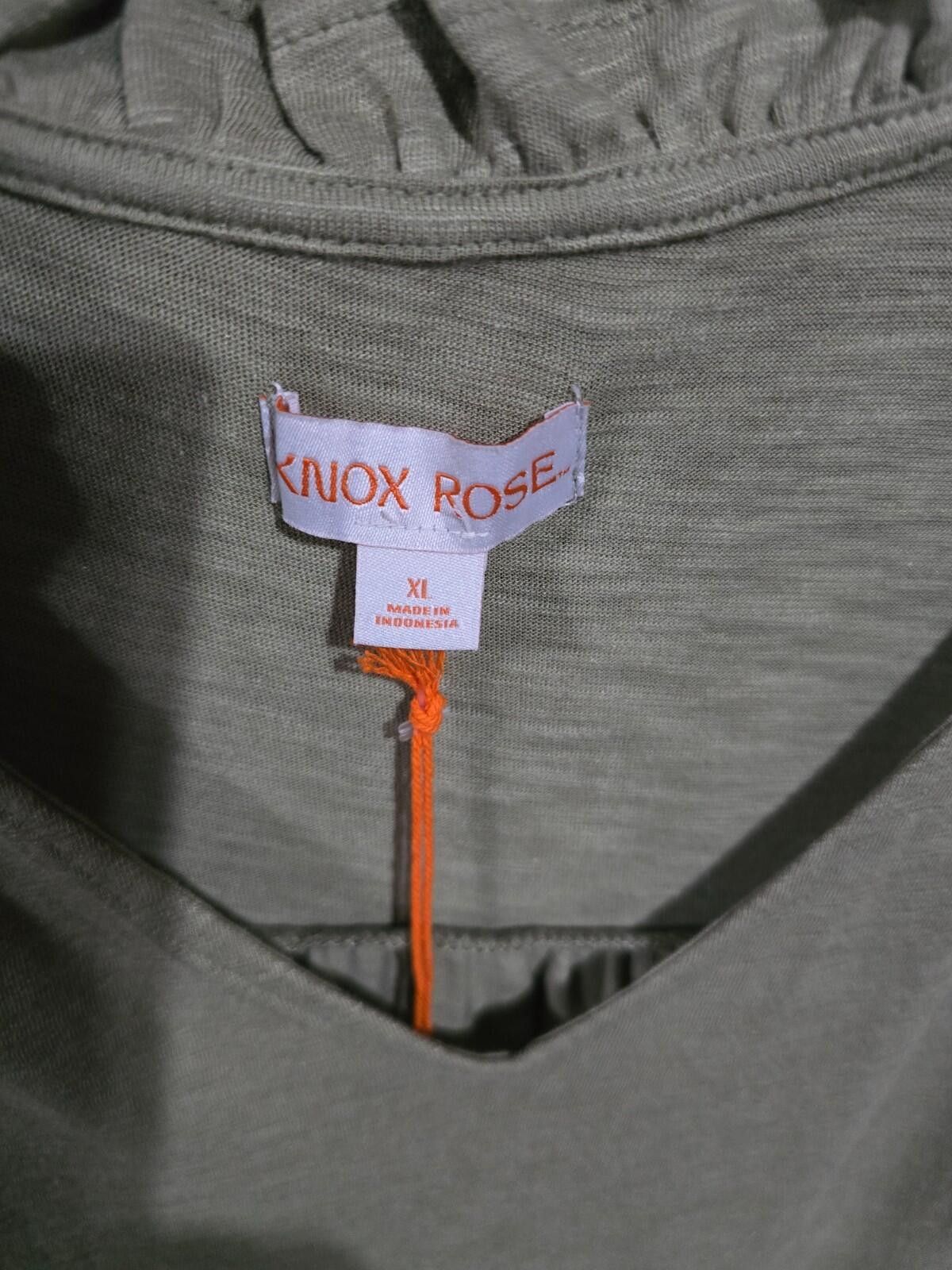 Other Knox Rose Sleeveless Pullover Top With Ruffled Neckline Size XL / US 12-14 / IT 48-50 - 4 Thumbnail