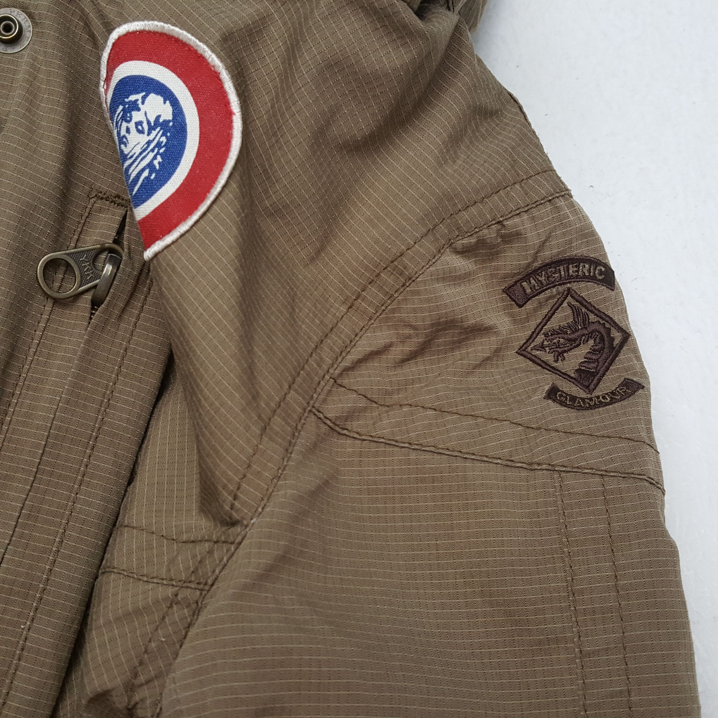 Hysteric Glamour × Japanese Brand × Vintage HYSTERIC GLAMOUR Winter Style Custom Art Parkas Jacket Size S / US 4 / IT 40 - 7 Thumbnail