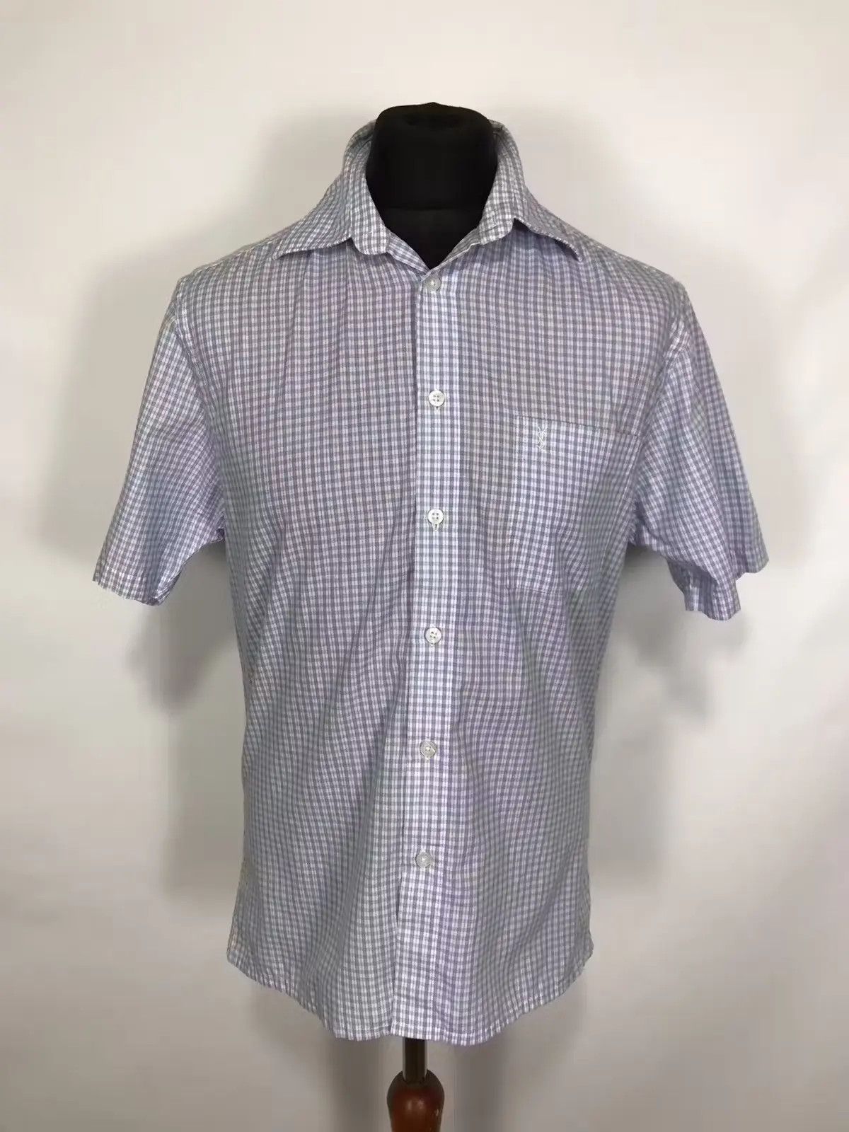 Designer × Vintage × Yves Saint Laurent Vintage Yves Saint Laurent shirt Size US M / EU 48-50 / 2 - 1 Thumbnail