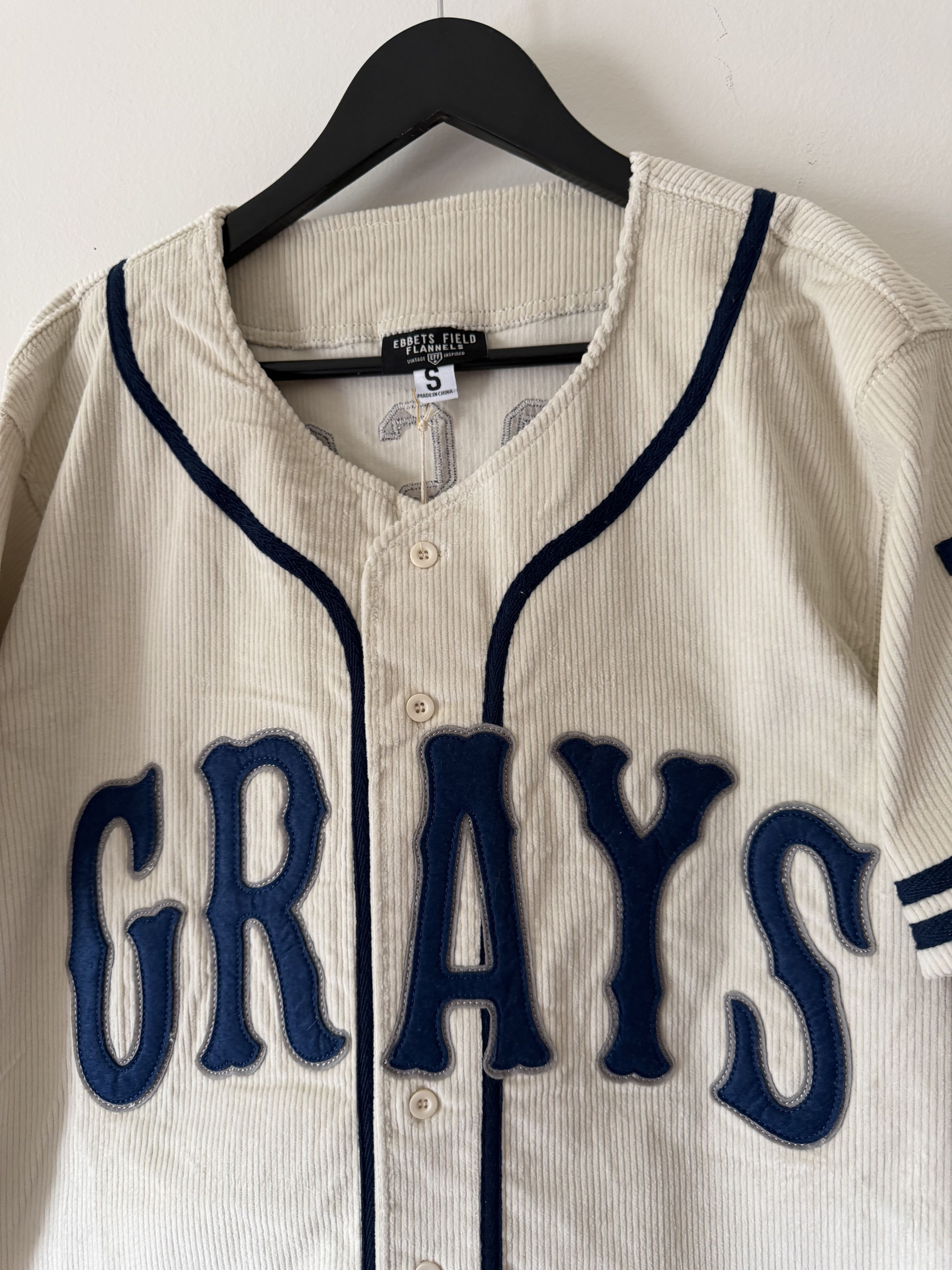Ebbets Field Flannels Ebbets Field Homestead Grays Josh Gibston Corduroy Jersey Size US S / EU 44-46 / 1 - 2 Thumbnail