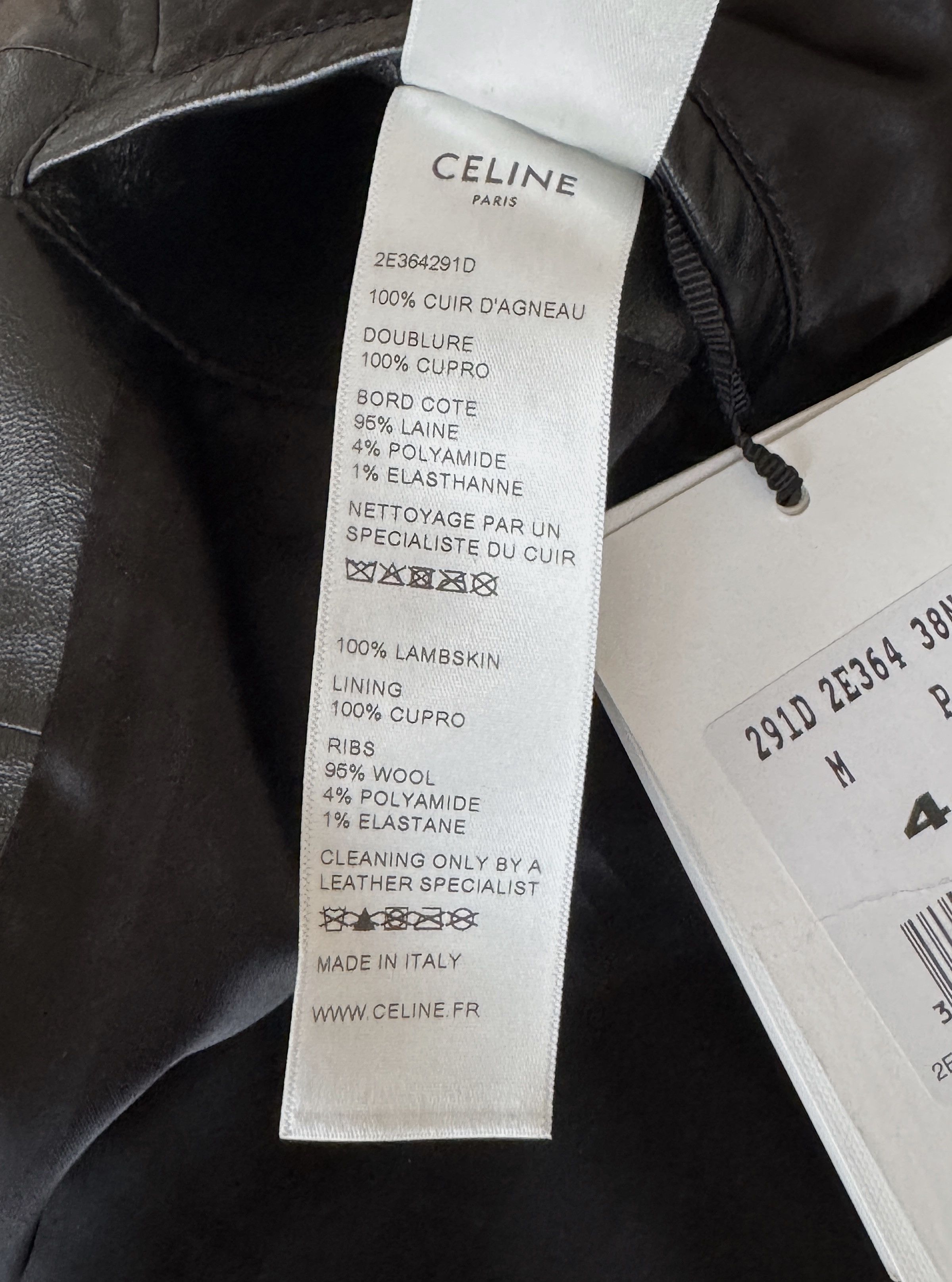 Celine BNWT GRAIL SS20 Celine SS20 Patchwork Bouson Leather Jacket Size US S / EU 44-46 / 1 - 14 Thumbnail