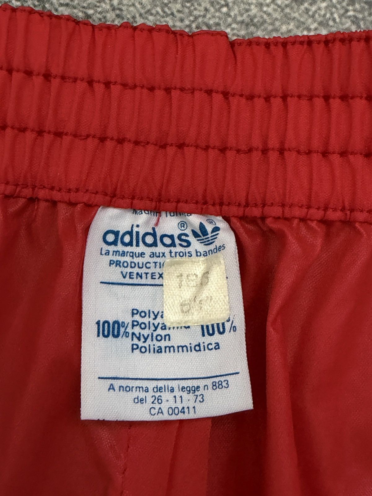 Adidas Vintage Adidas Ventex Red Full Side Zip Breakaway Pants Size US 34 / EU 50 - 3 Thumbnail