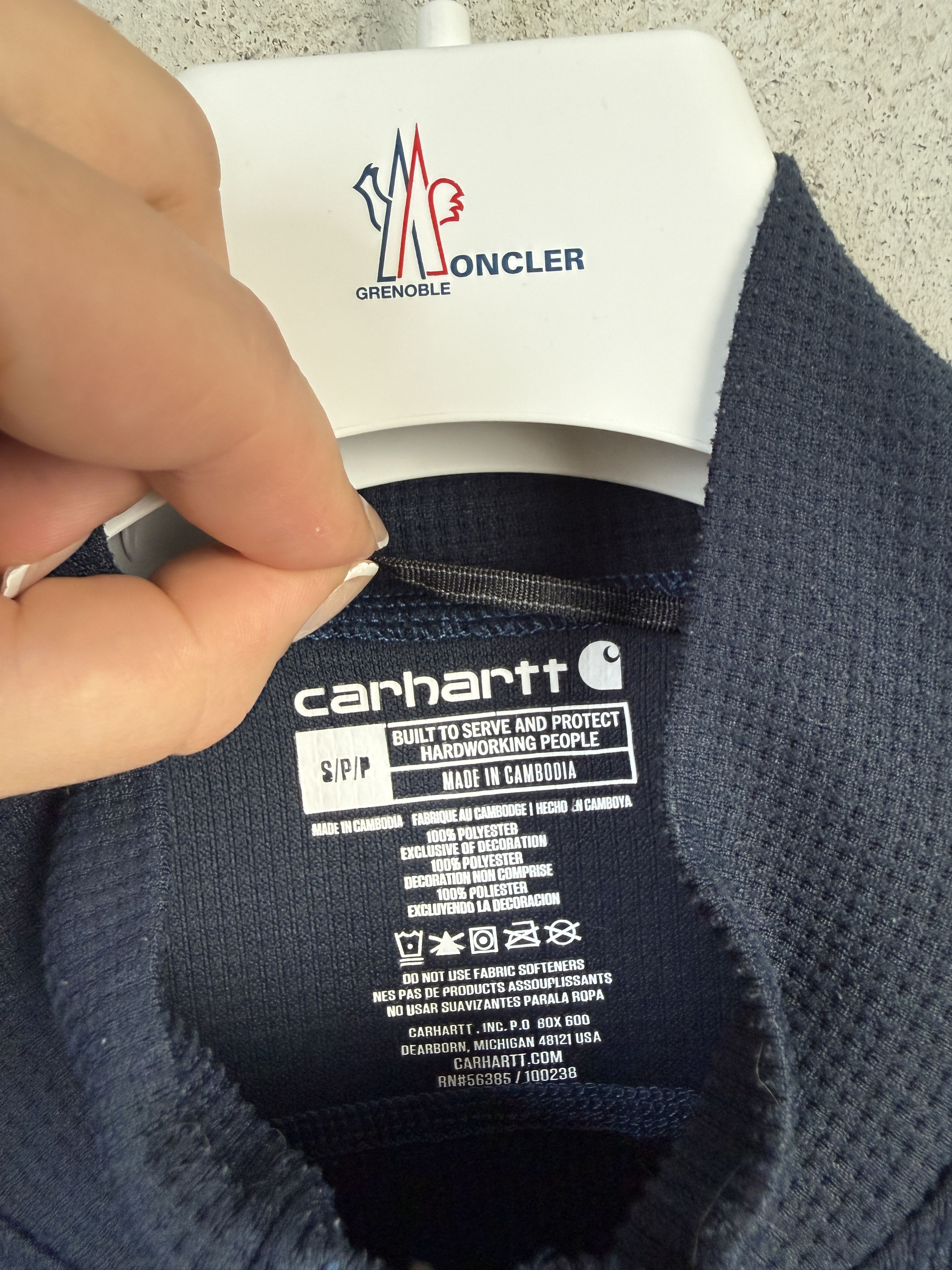 Carhartt Carhartt quarter zip fleece sweatshirt skate rap hip hop Size US S / EU 44-46 / 1 - 3 Thumbnail