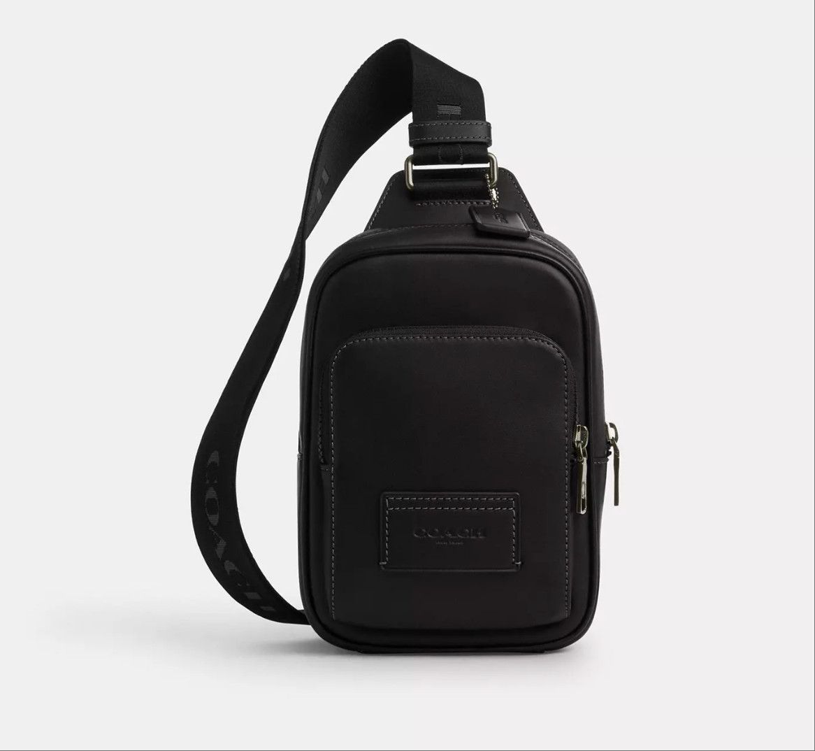 Coach Racer Sling Pack CX071 Black Size ONE SIZE - 5 Thumbnail