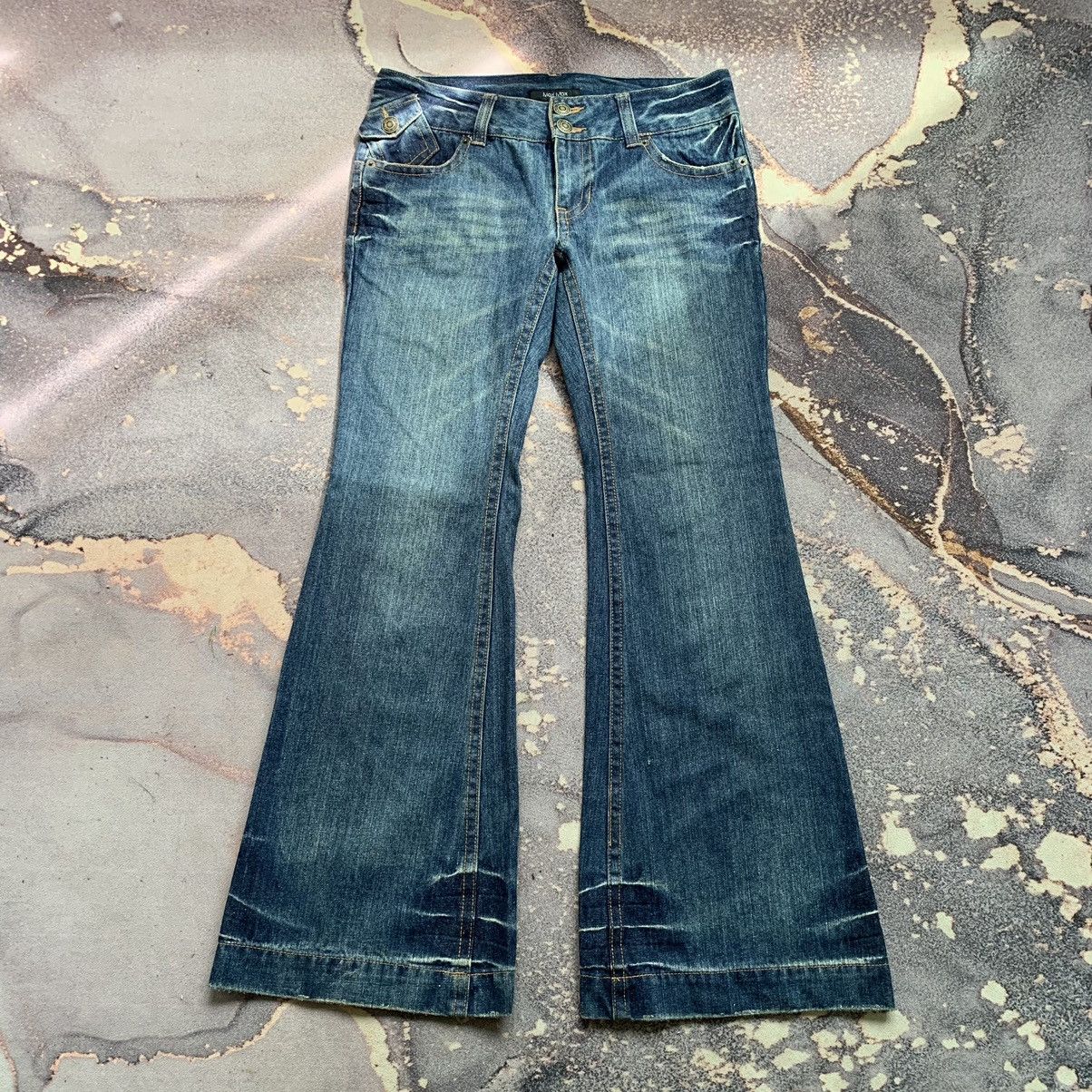 Japanese Brand Flare Bell Bottom Jeans Max Max Japan Size US 30 / EU 46 - 2 Thumbnail