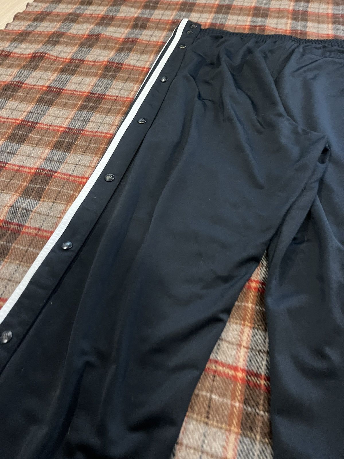 Adidas Y2K modern Adidas Track Pants Tearaway Button stripped pants Size US 36 / EU 52 - 9 Thumbnail