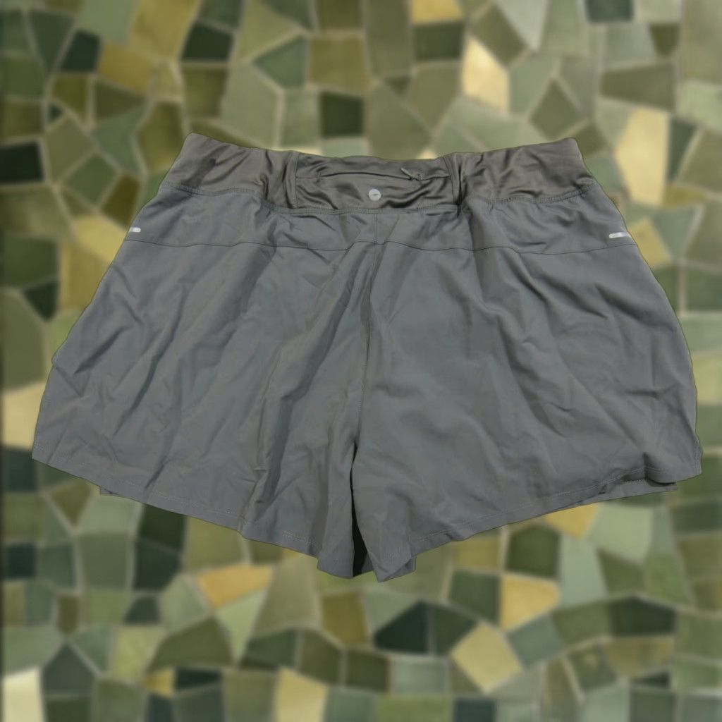 Avia Avia Grey Stretch Lined Yoga Run Hike Workout Shorts Women XL 16-18 34" Waist Pockets Lined Outdoor Grey 90s Style Womens Size 34" / US 12 / IT 48 - 1 Thumbnail