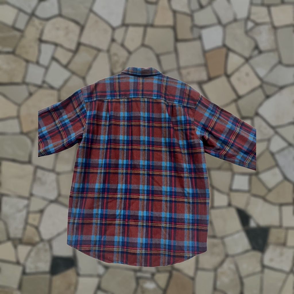Pendleton VINTAGE Pendleton Plaid Flannel Shirt Long Sleeve Mens XL Red Wool Blend Button-Up Size US XL / EU 56 / 4 - 1 Thumbnail