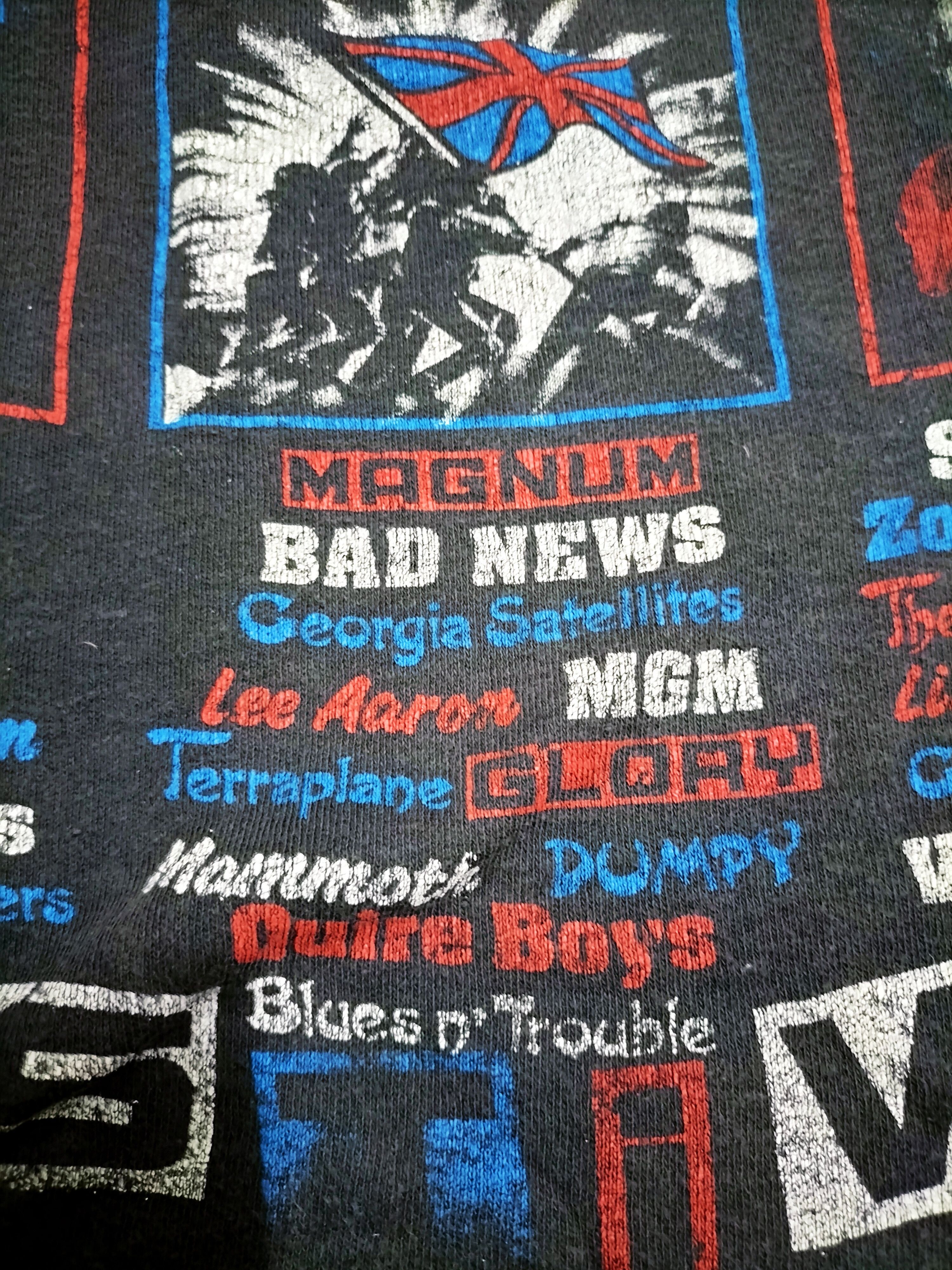Band Tees Vintage 80s Reading Festival Status Quo Alice Cooper Size US L / EU 52-54 / 3 - 15 Thumbnail