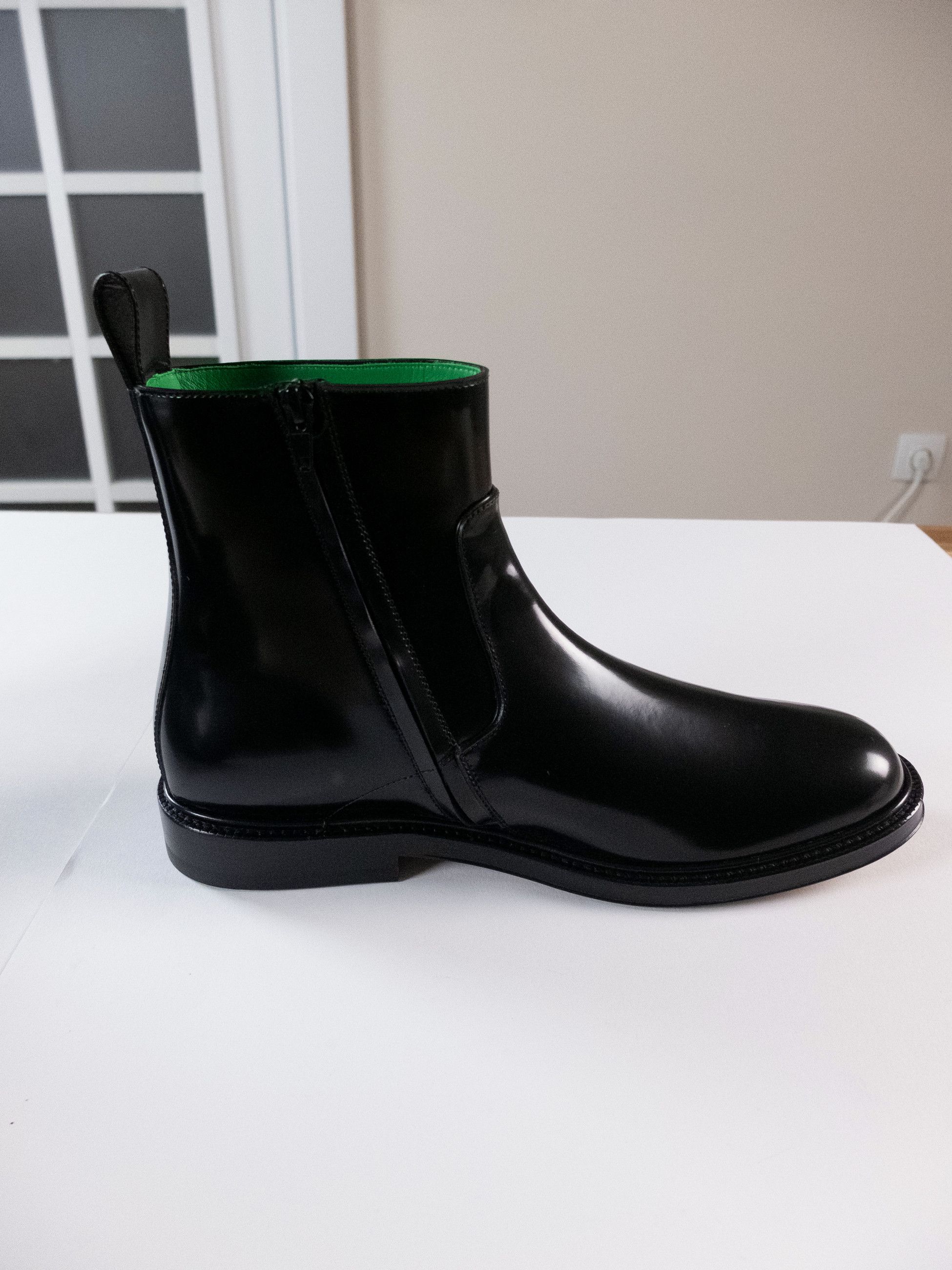 Bottega Veneta BOTTEGA VENETA Okinawa Brush black leather boots 10.5 43.5 Size US 10.5 / EU 43-44 - 4 Thumbnail