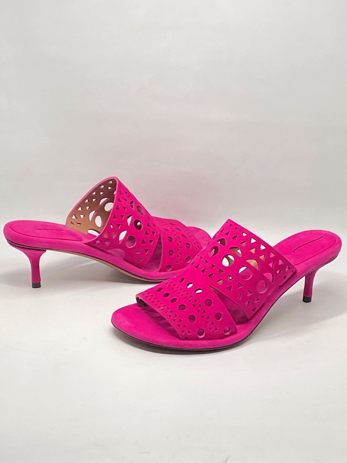 Alaia Alaia 55MM Perforated Leather Mules size 38 Size US 8 / IT 38 - 5 Thumbnail