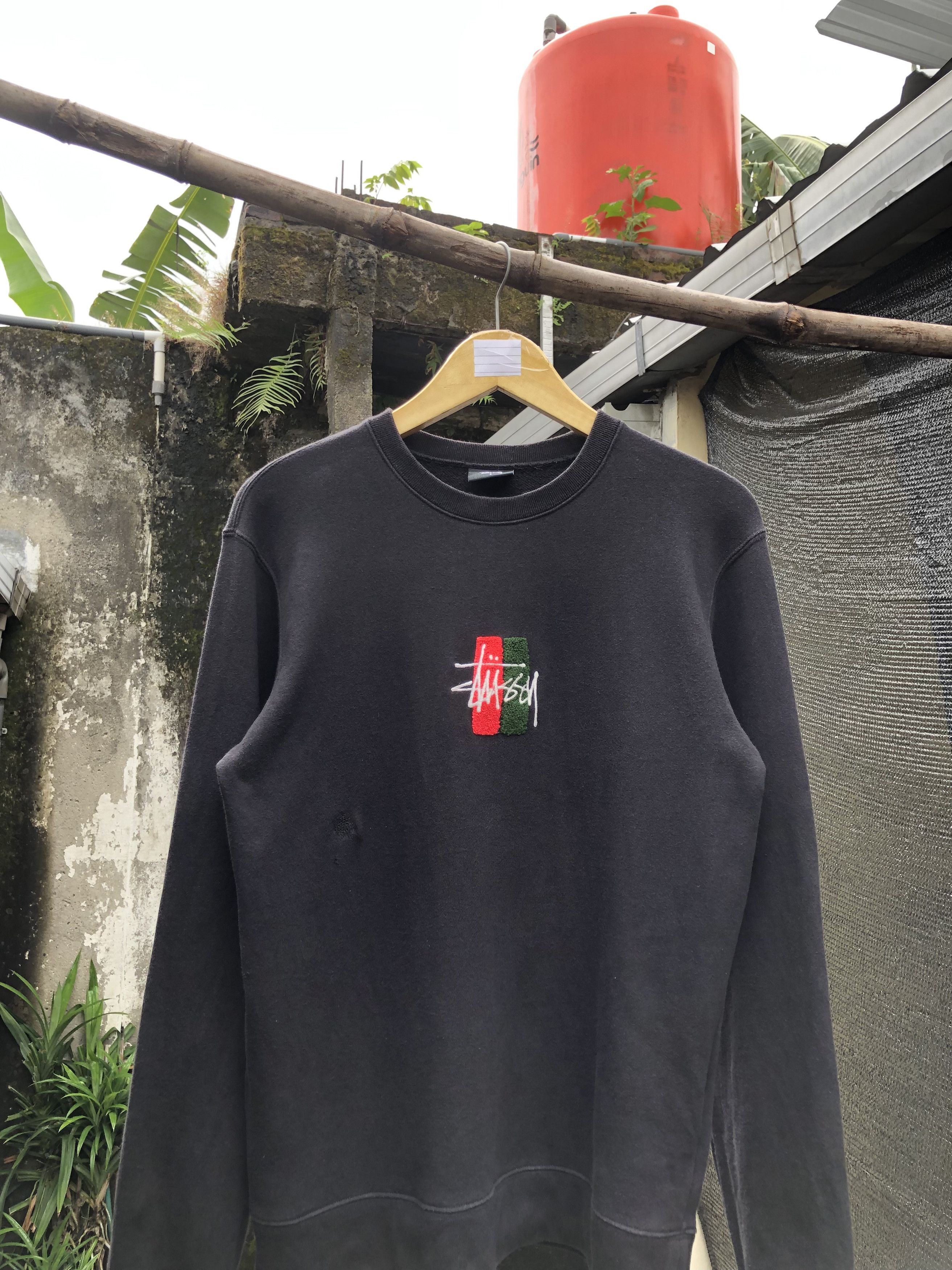 Stussy STUSSY BARS LOGO CREW NECK Size US XS / EU 42 / 0 - 2 Thumbnail