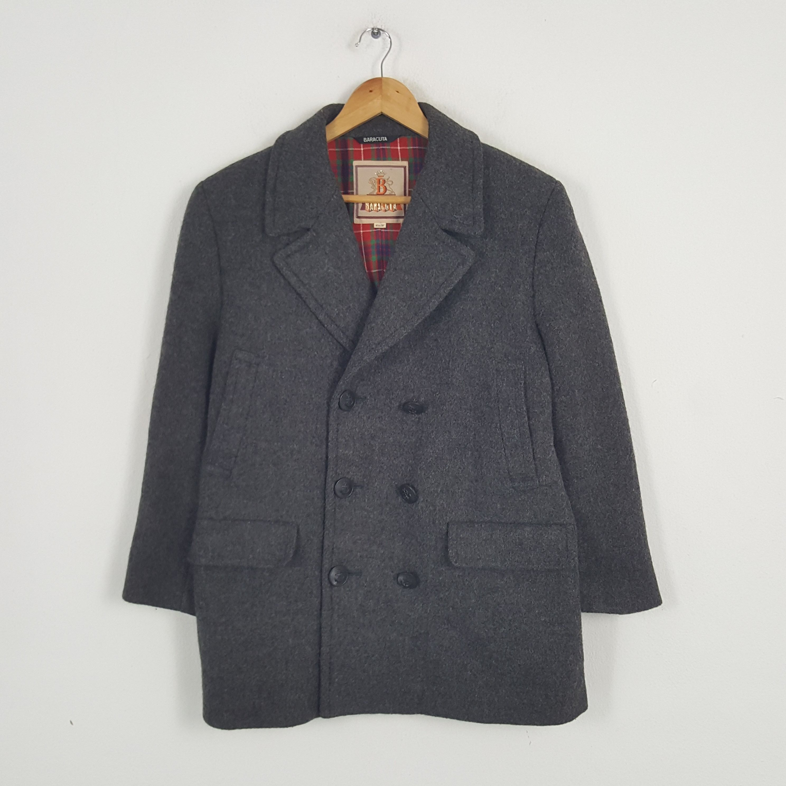 Baracuta × Vintage Vintage Baracuta Designer Brand Wool Coat Jacket Size US M / EU 48-50 / 2 - 1 Thumbnail