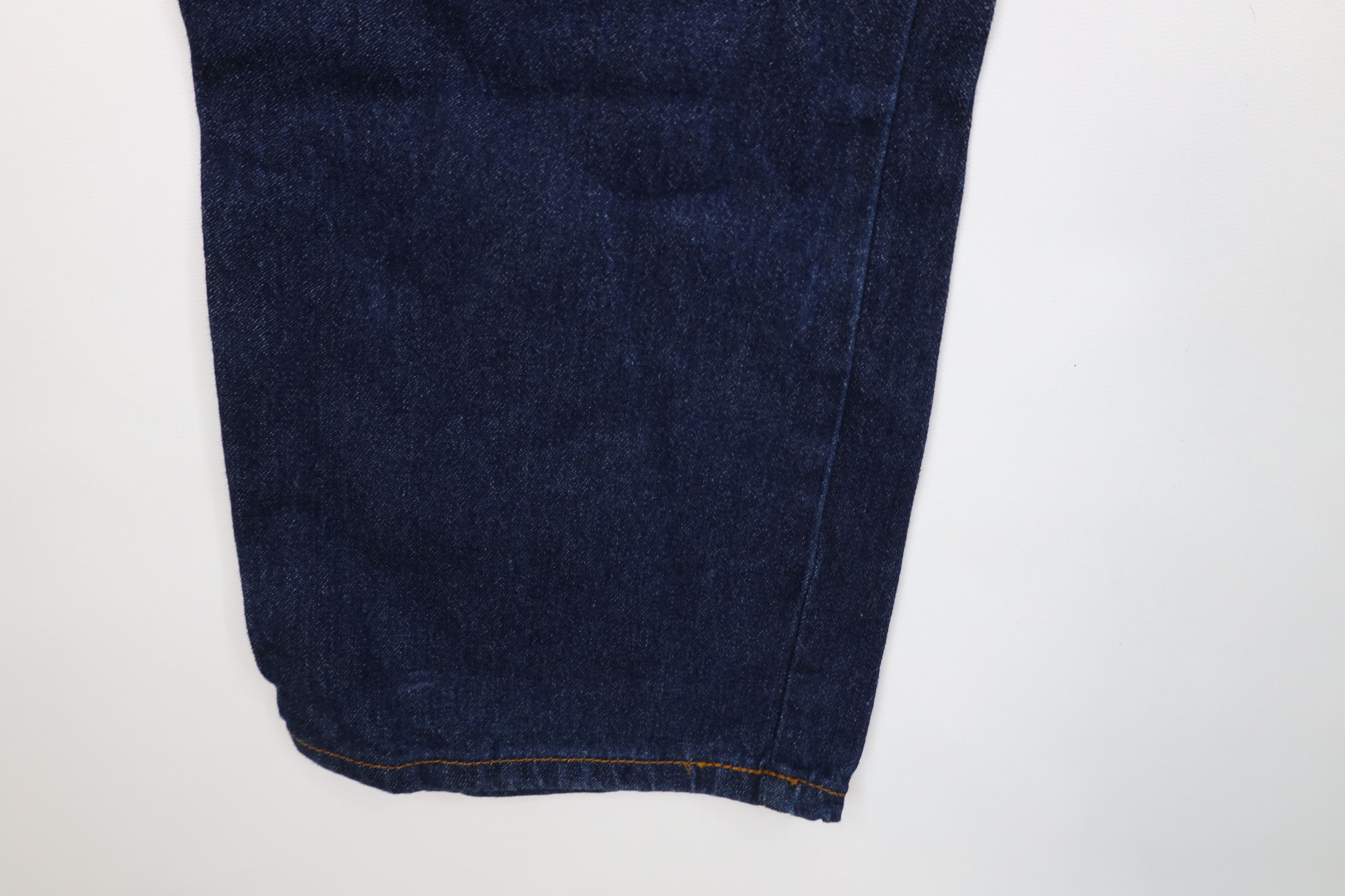 Vintage Vintage 70s Streetwear Flared Wide Leg Denim Jeans Blue USA Size US 34 / EU 50 - 6 Thumbnail