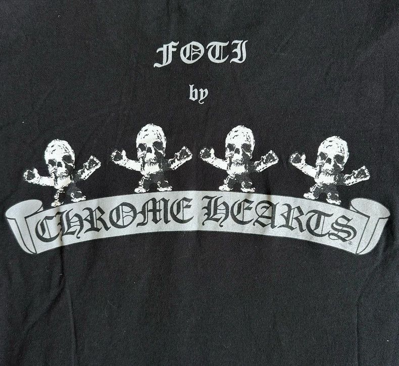 Chrome Hearts Chrome Hearts Chrome Hearts Long Sleeve Skull Collaboratio Size US S / EU 44-46 / 1 - 4 Thumbnail