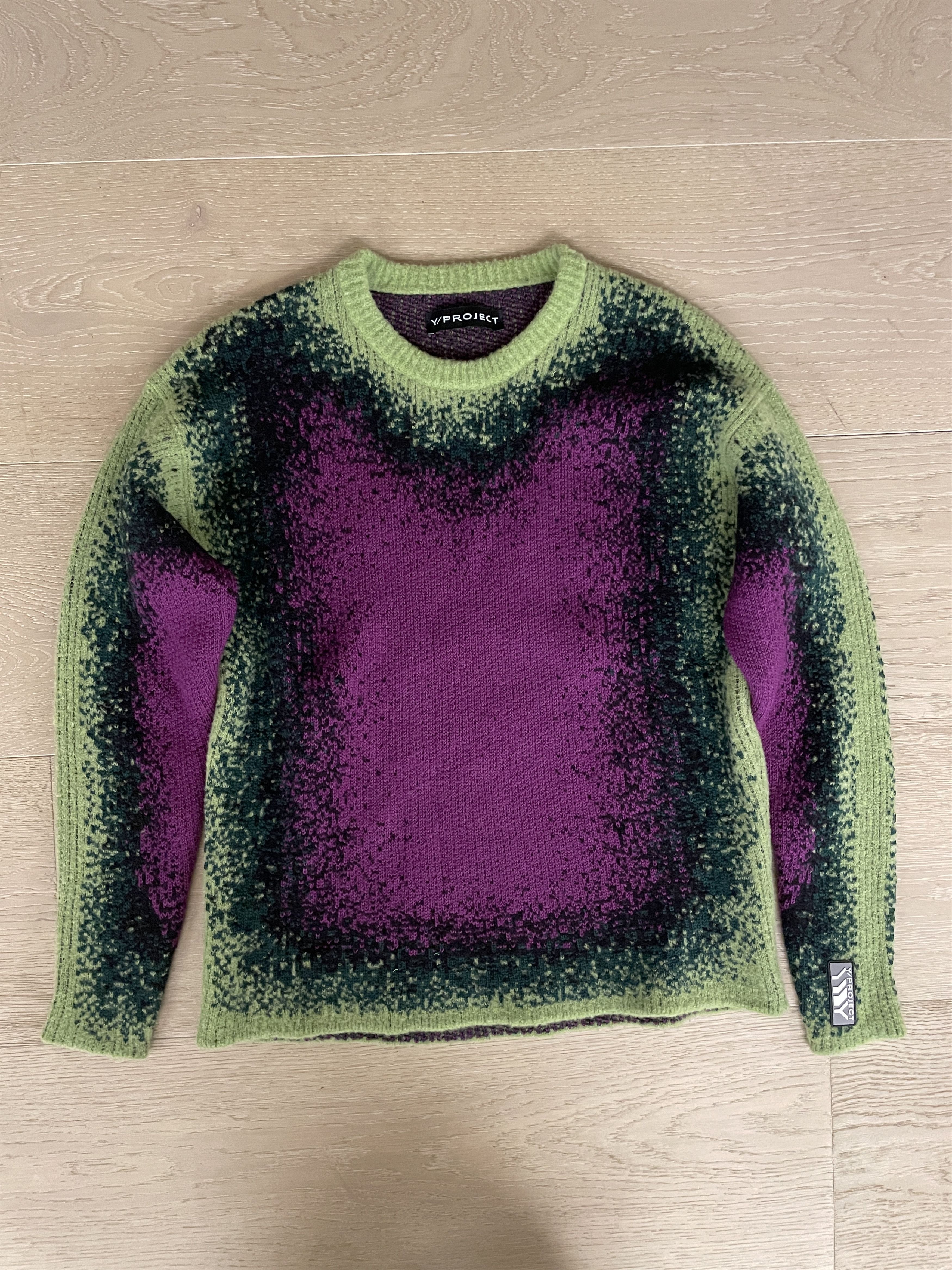 Y/Project $745 Y/Project Gradient Heavy Knit Sweater Size US S / EU 44-46 / 1 - 5 Thumbnail