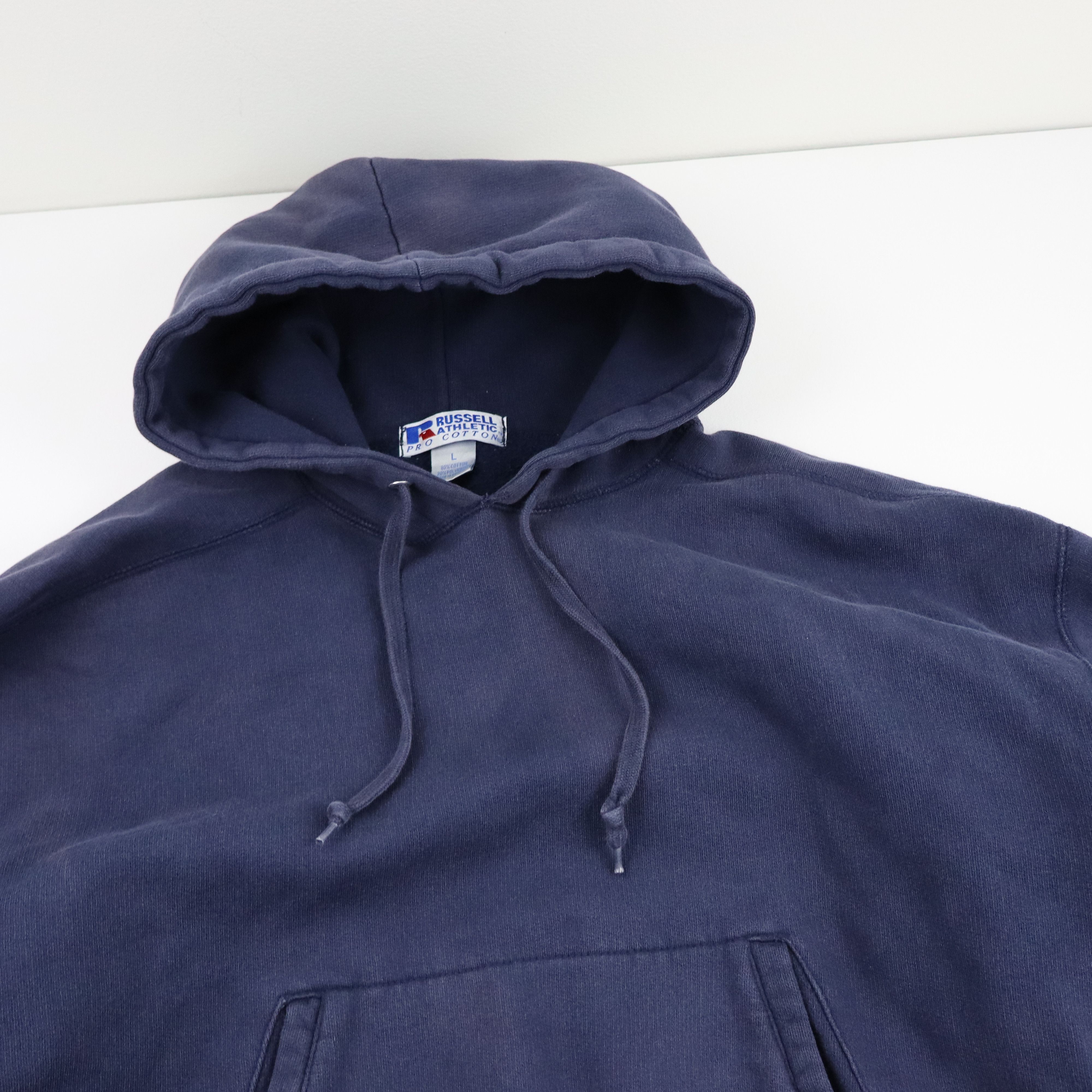 Russell Athletic × Vintage Russell Baggy Grunge Faded Heavyweight Hoodie Mens Large Y2K Size US L / EU 52-54 / 3 - 6 Thumbnail