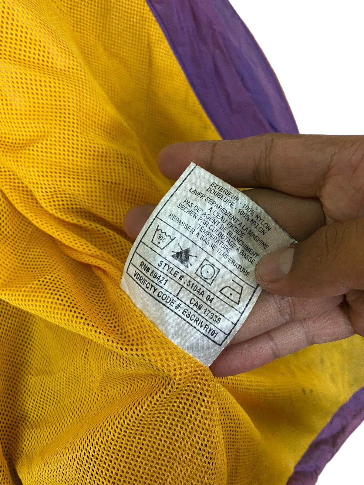 NBA × Reebok Vintage Reebok L.A Lakers Winbreaker Jacket Size US L / EU 52-54 / 3 - 13 Thumbnail
