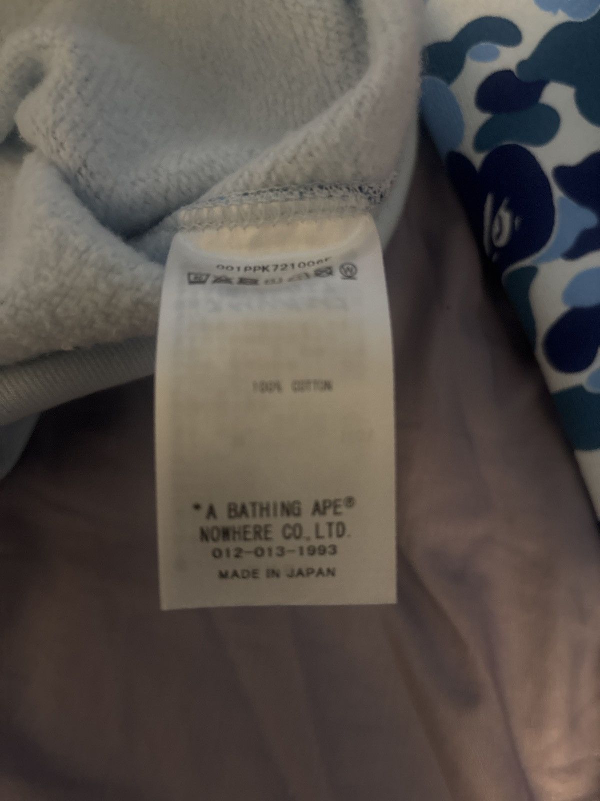 Bape ABC Camo 2nd Ape Pullover Hoodie Size US L / EU 52-54 / 3 - 8 Thumbnail