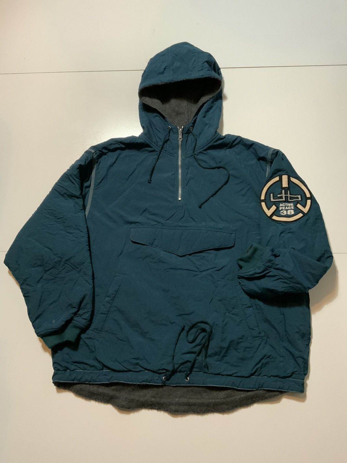 UNIONBAY × Vintage Vintage Union Bay Peace Fleece Windbreaker Anorak Jacket. Size US XL / EU 56 / 4 - 1 Thumbnail