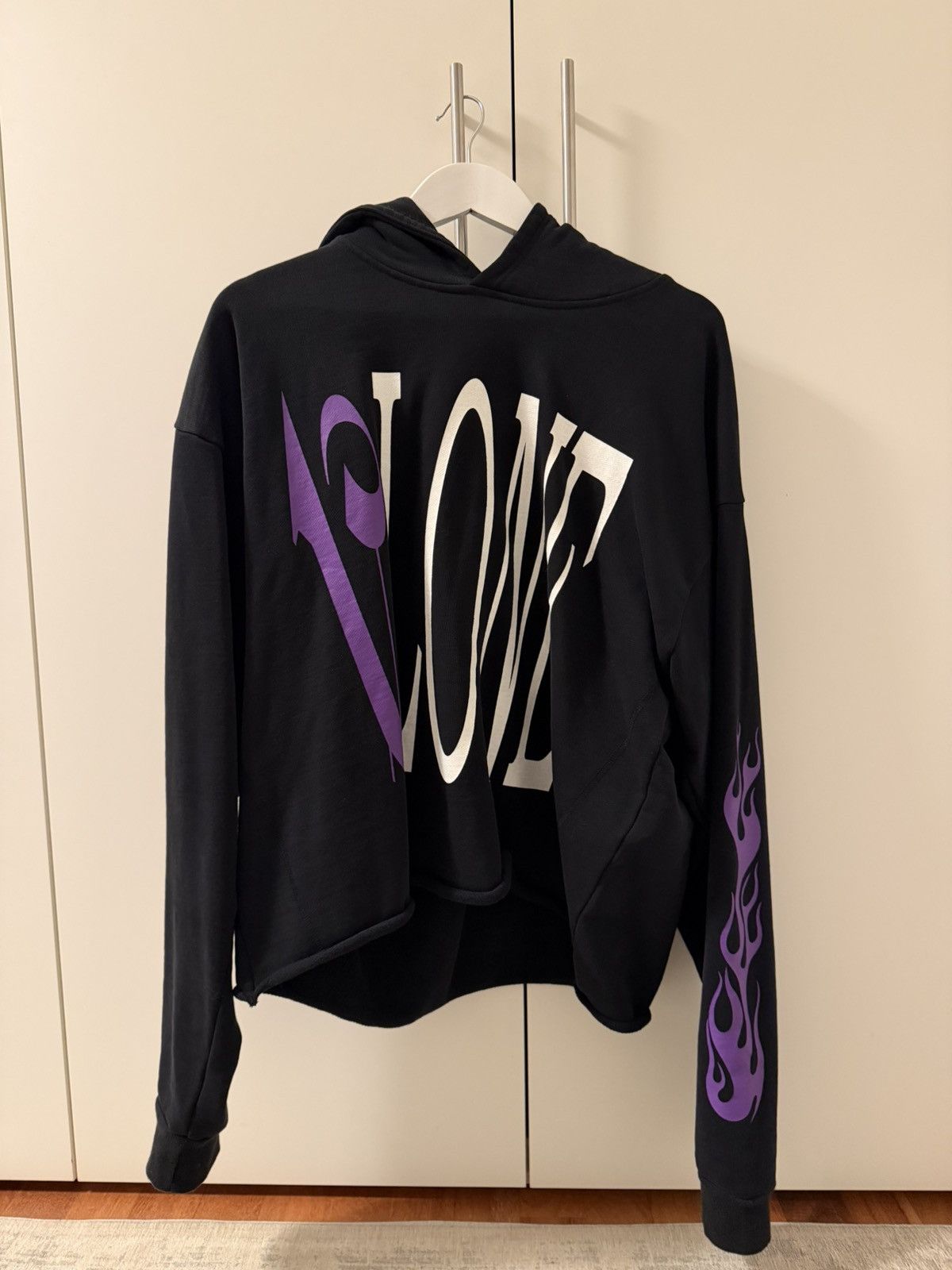 Palm Angels × Vlone Vlone x Palm Angels Hoodie Purple Size US S / EU 44-46 / 1 - 1 Thumbnail