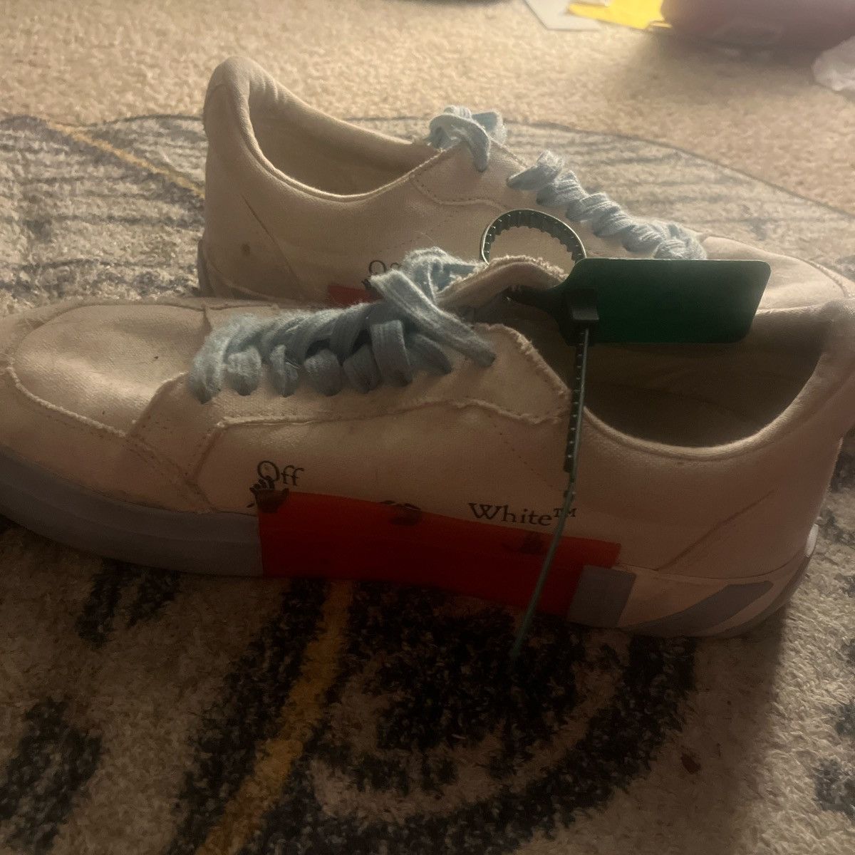 Off-White Off-White Vulcanized Canvas Sneakers Size US 9 / EU 42 - 3 Thumbnail