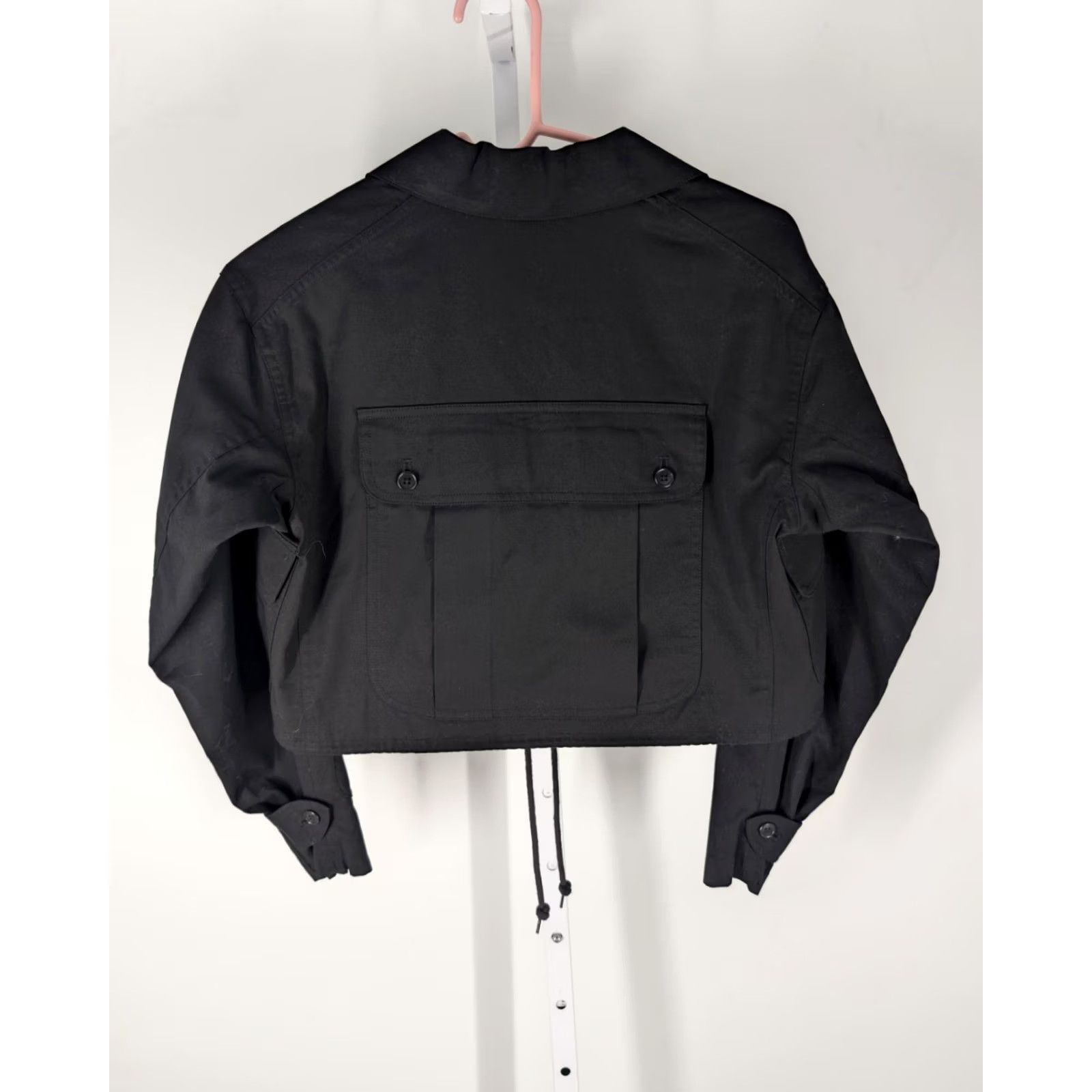 Ralph Lauren VINTAGE Ralph Lauren Short Twill Jacket Women's PS Cropped Cargo Pockets 90s Avantgarde Gothic Size S / US 4 / IT 40 - 3 Thumbnail