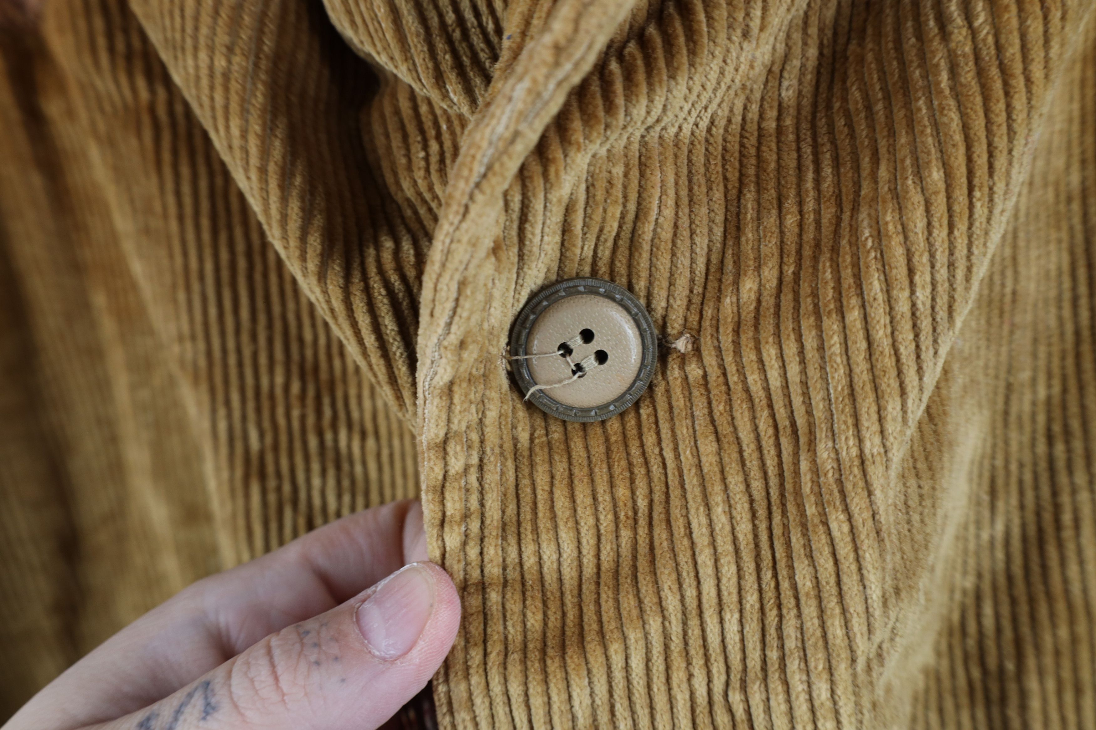 Vintage Vintage 60s Streetwear Corduroy Hunting Jacket Coat USA Size US XXL / EU 58 / 5 - 12 Thumbnail