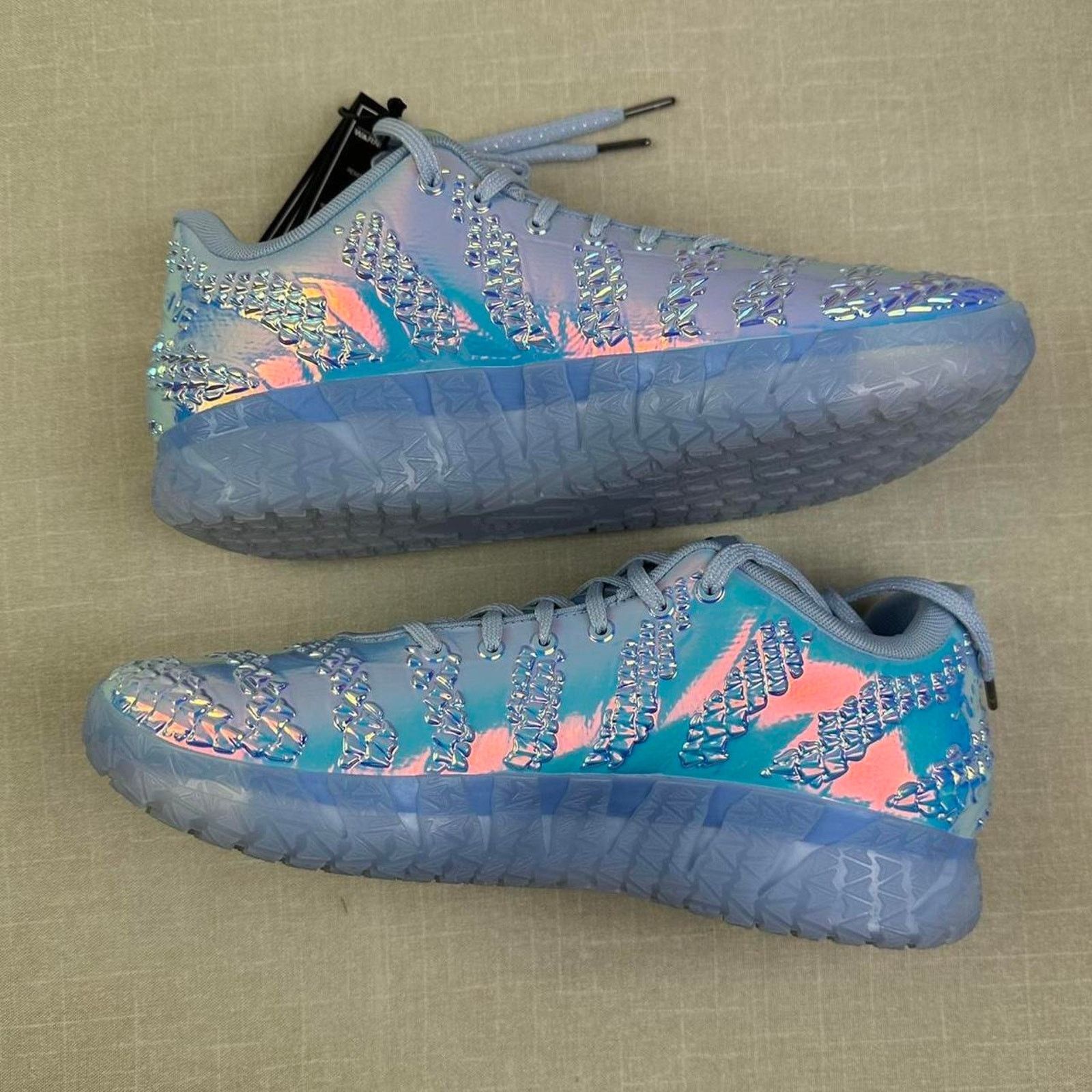 Nike 💎 Nike x Ja 3 LX ASW Warning Label "Cobalt Bliss" 7.5M Size US 7.5 / EU 40-41 - 4 Thumbnail
