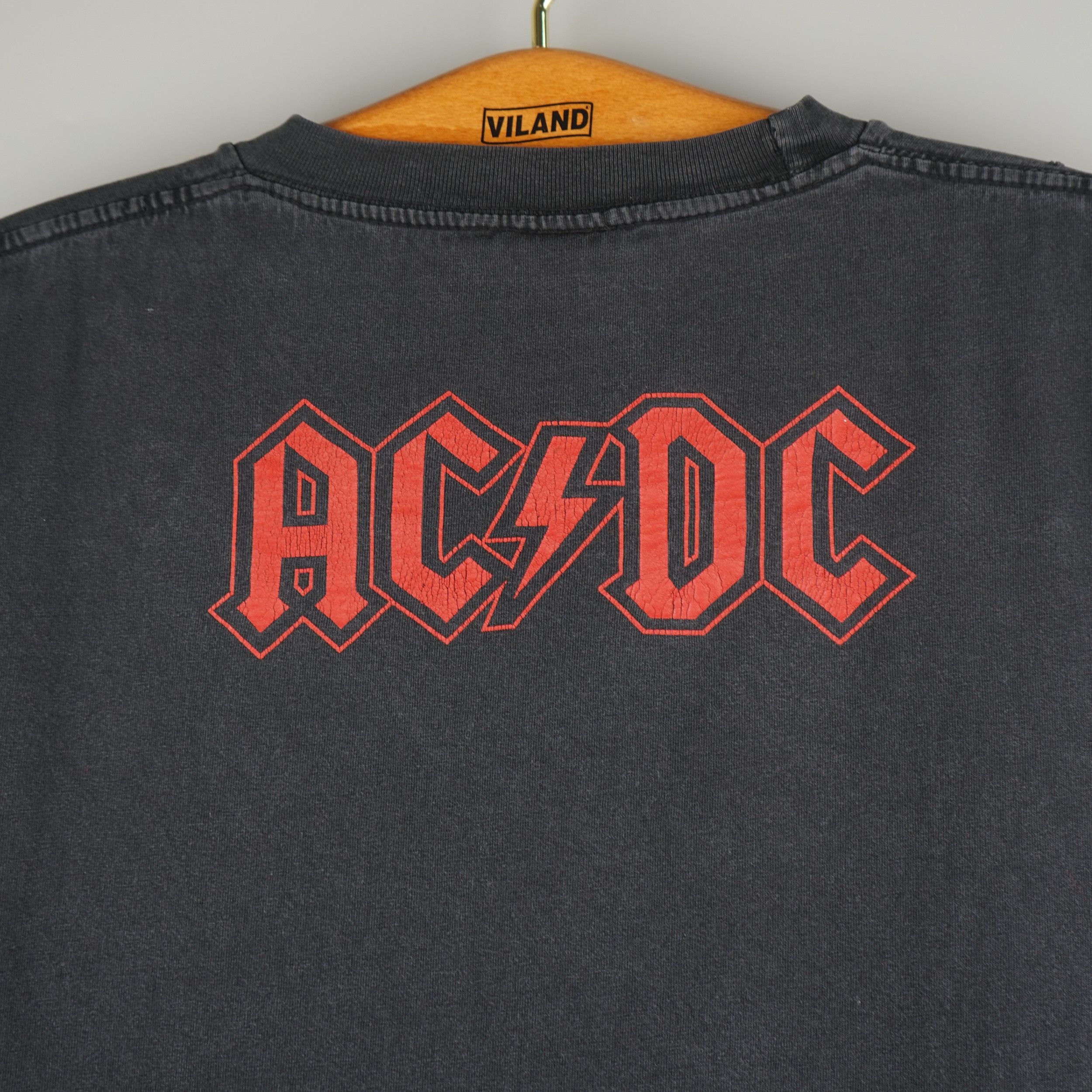 Band Tees × Vintage Vintage 90s ACDC T-Shirt Angus Young Size US L / EU 52-54 / 3 - 13 Thumbnail