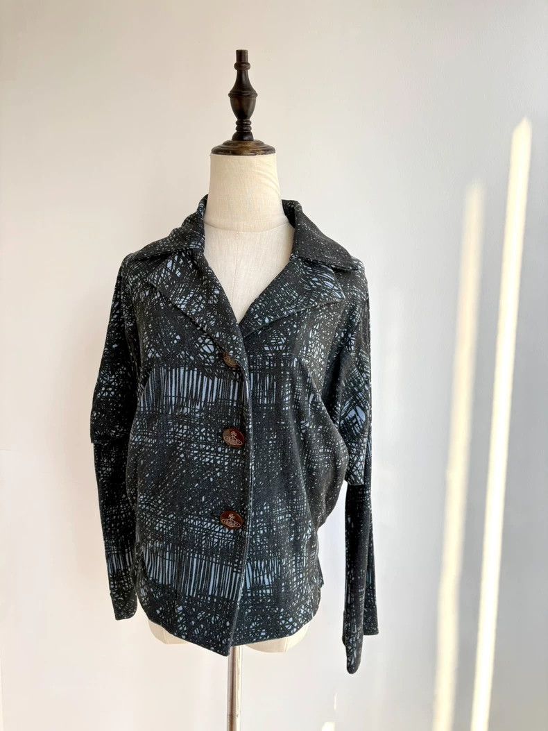 Other Vivienne Westwood Blue graffiti jacket Size M / US 6-8 / IT 42-44 - 3 Thumbnail