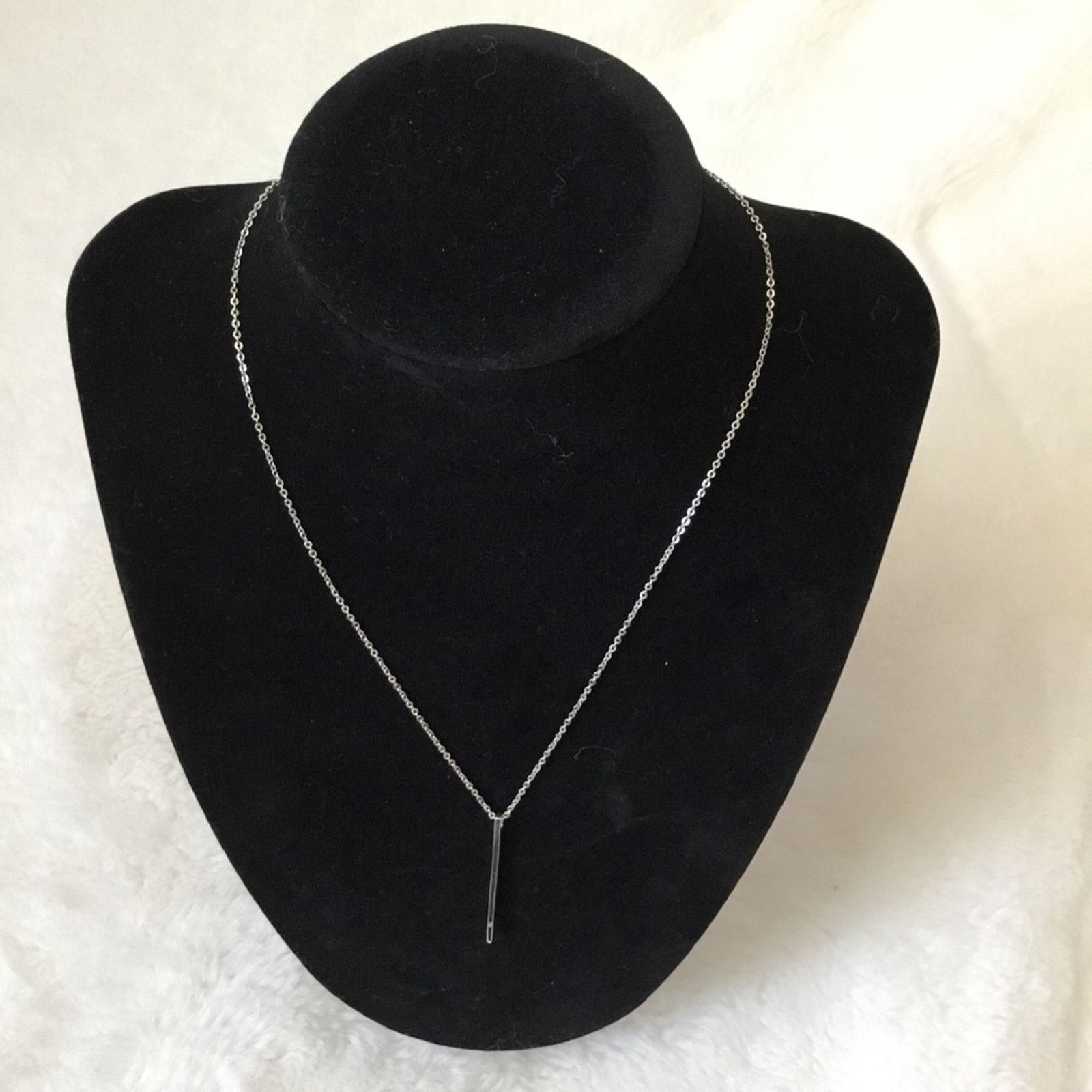 Other Sterling Silver Long Tiny Saw Necklace Size ONE SIZE - 1 Thumbnail