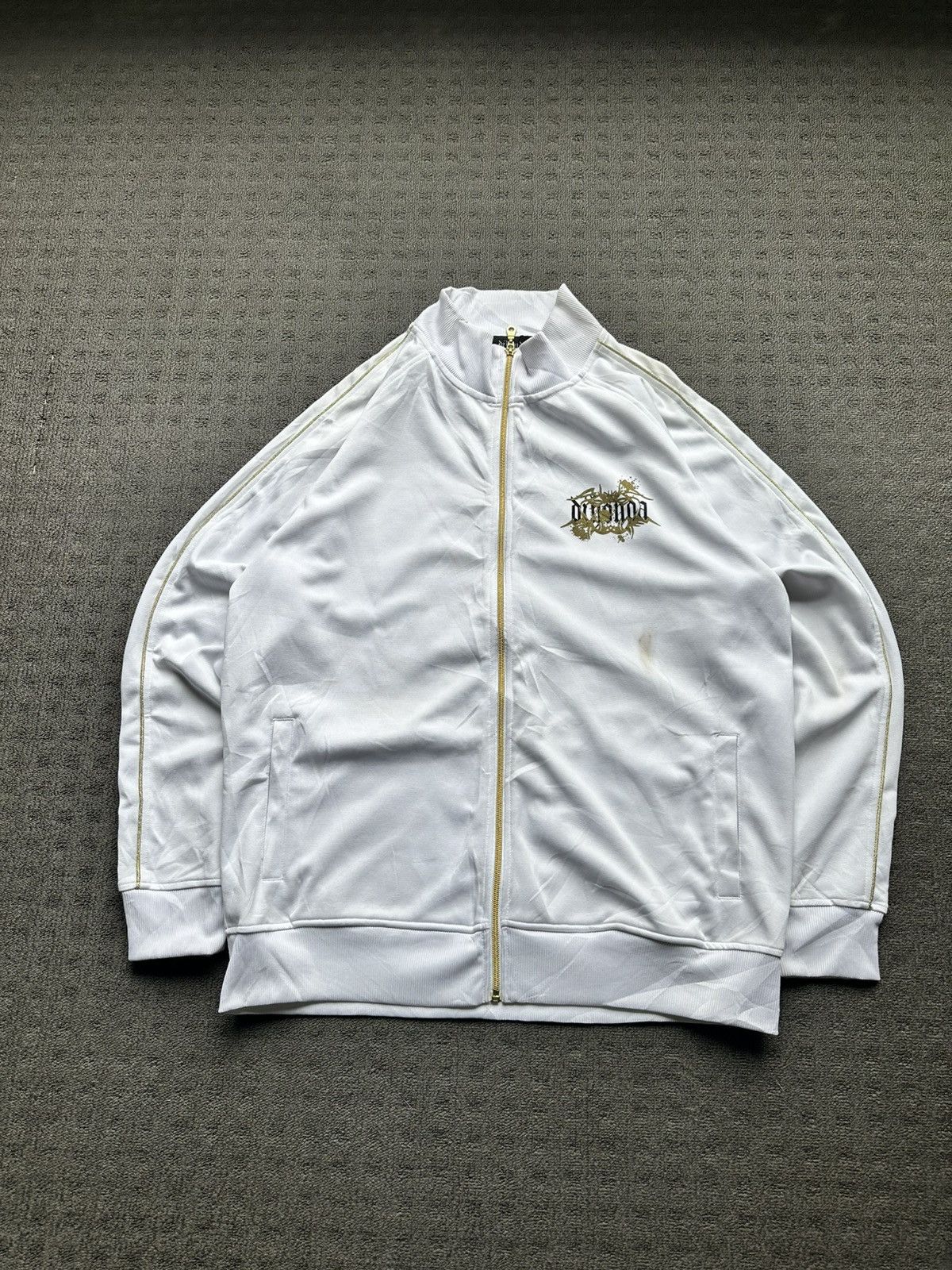 Other Vintage Dj Honda White & Gold Jacket Size US L / EU 52-54 / 3 - 2 Thumbnail
