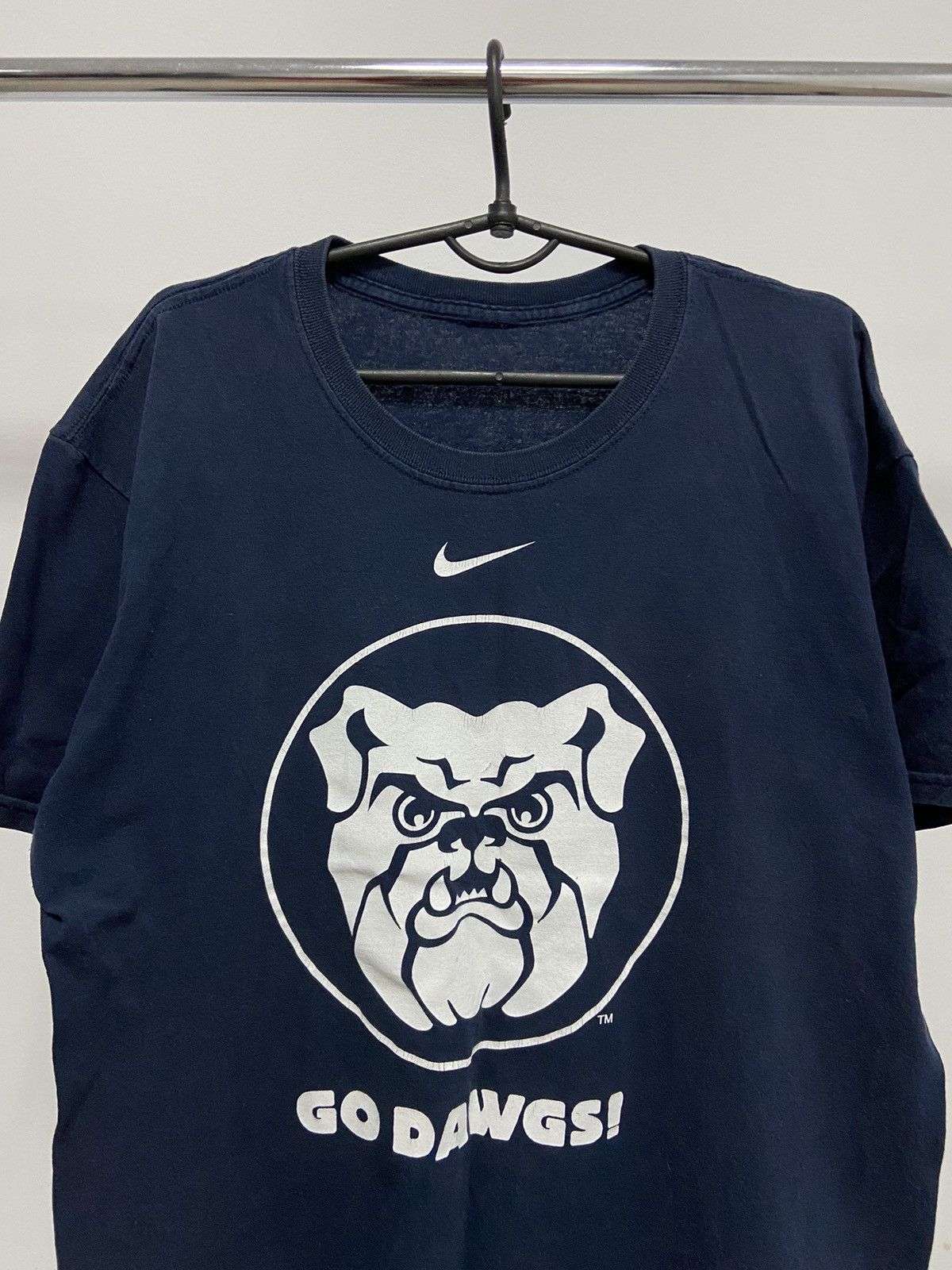 Nike × Vintage Nike Vintage Big Print T Shirt Go Dawgs! Y2K Logo Size US L / EU 52-54 / 3 - 2 Thumbnail